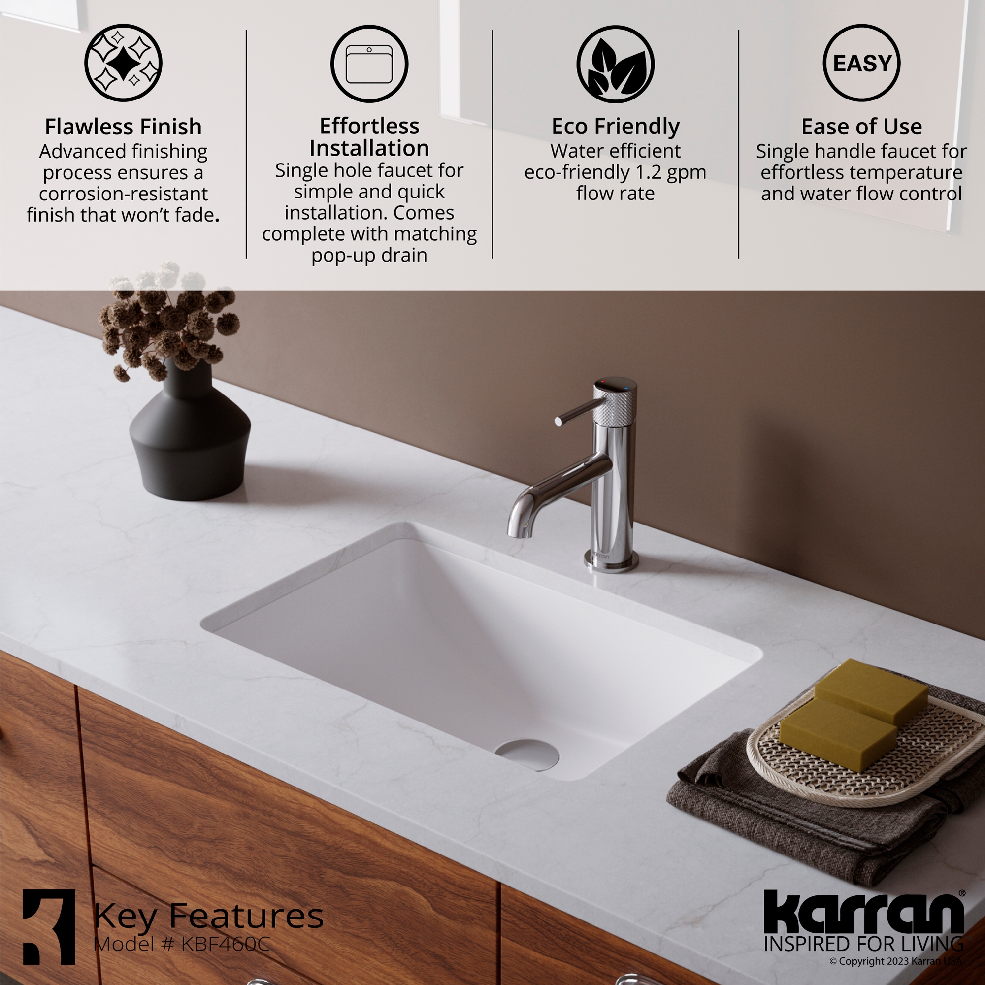 Karran KBF460C Lavatory-Faucets - View #6