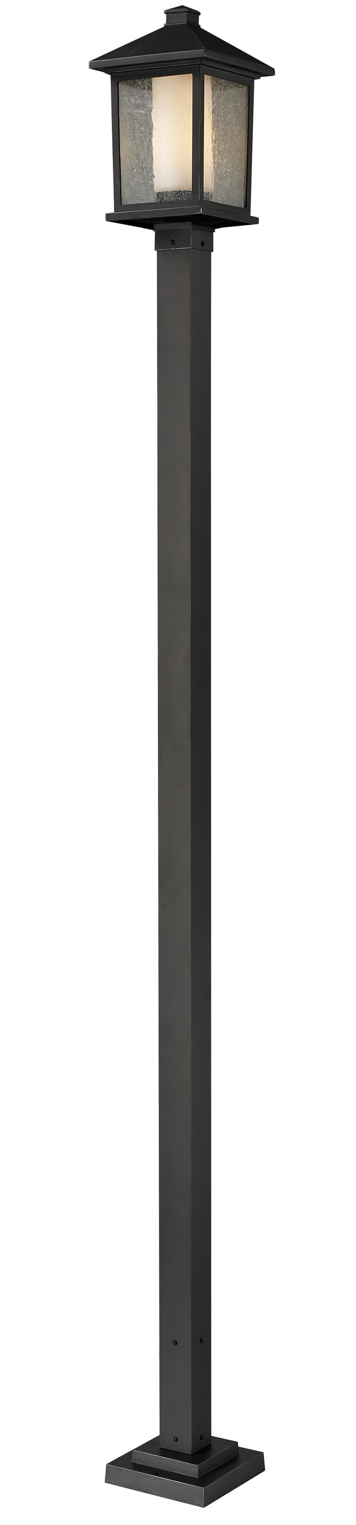 Z-Lite 538PHB-536P-ORB Mesa 112-in Oil Rubbed Bronze Transitional Outdoor Post Light