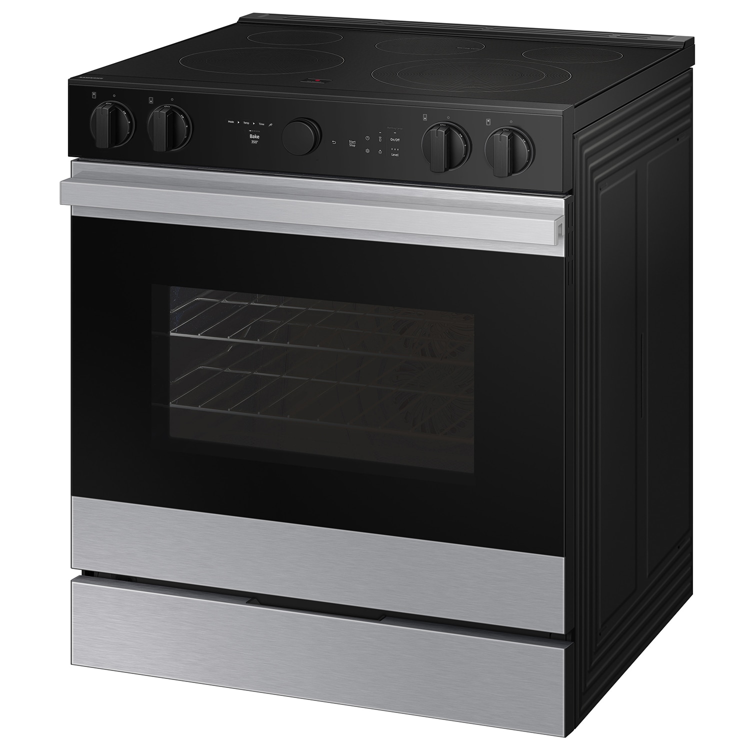 Samsung Bespoke 30-in Glass Top 5 Burners 6.3-cu ft Self & Steam ...