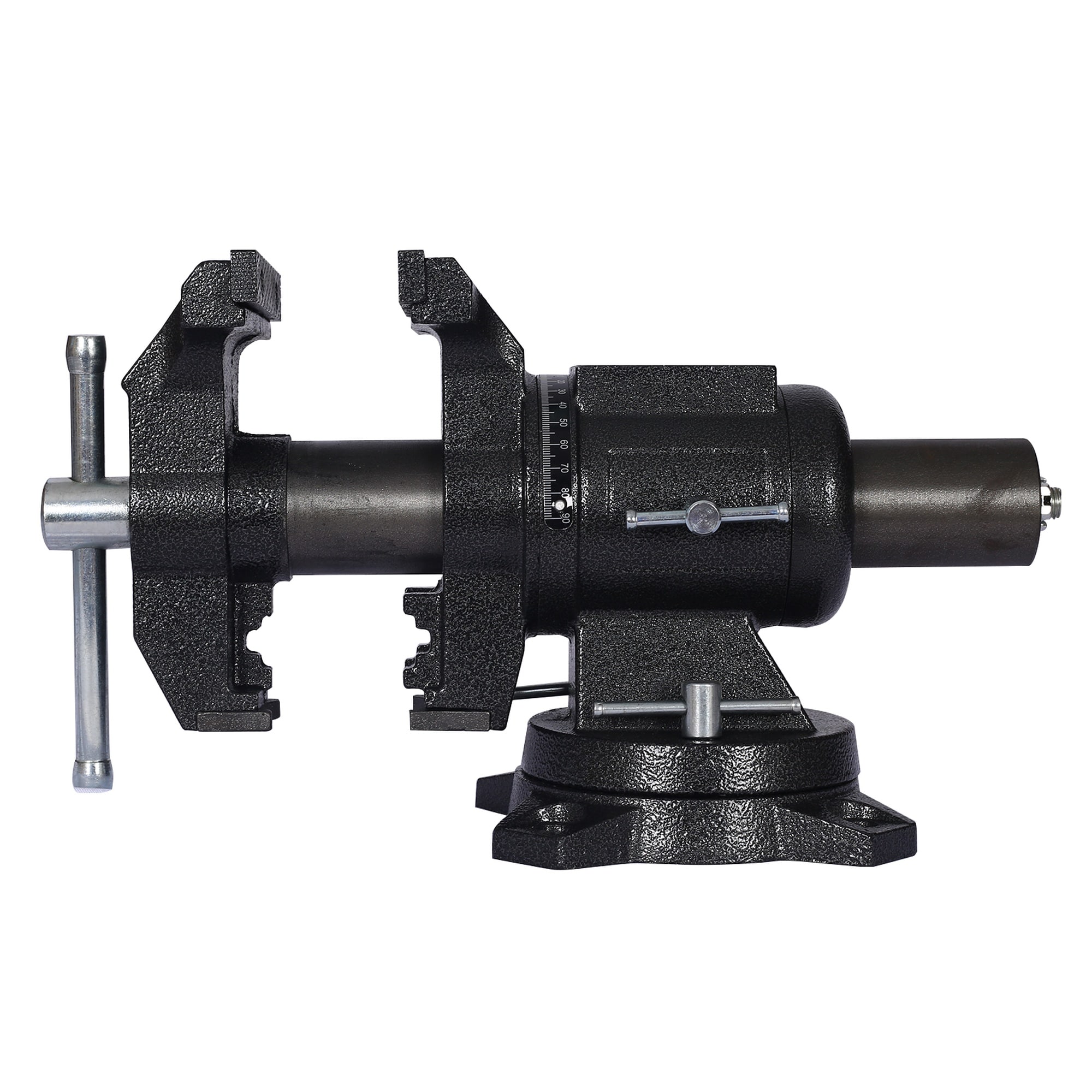 Vorene 5-in Multi-Jaw Rotating Bench Vise 360 degree Swivel Head Black #J-2WXIQ8D0HTB5