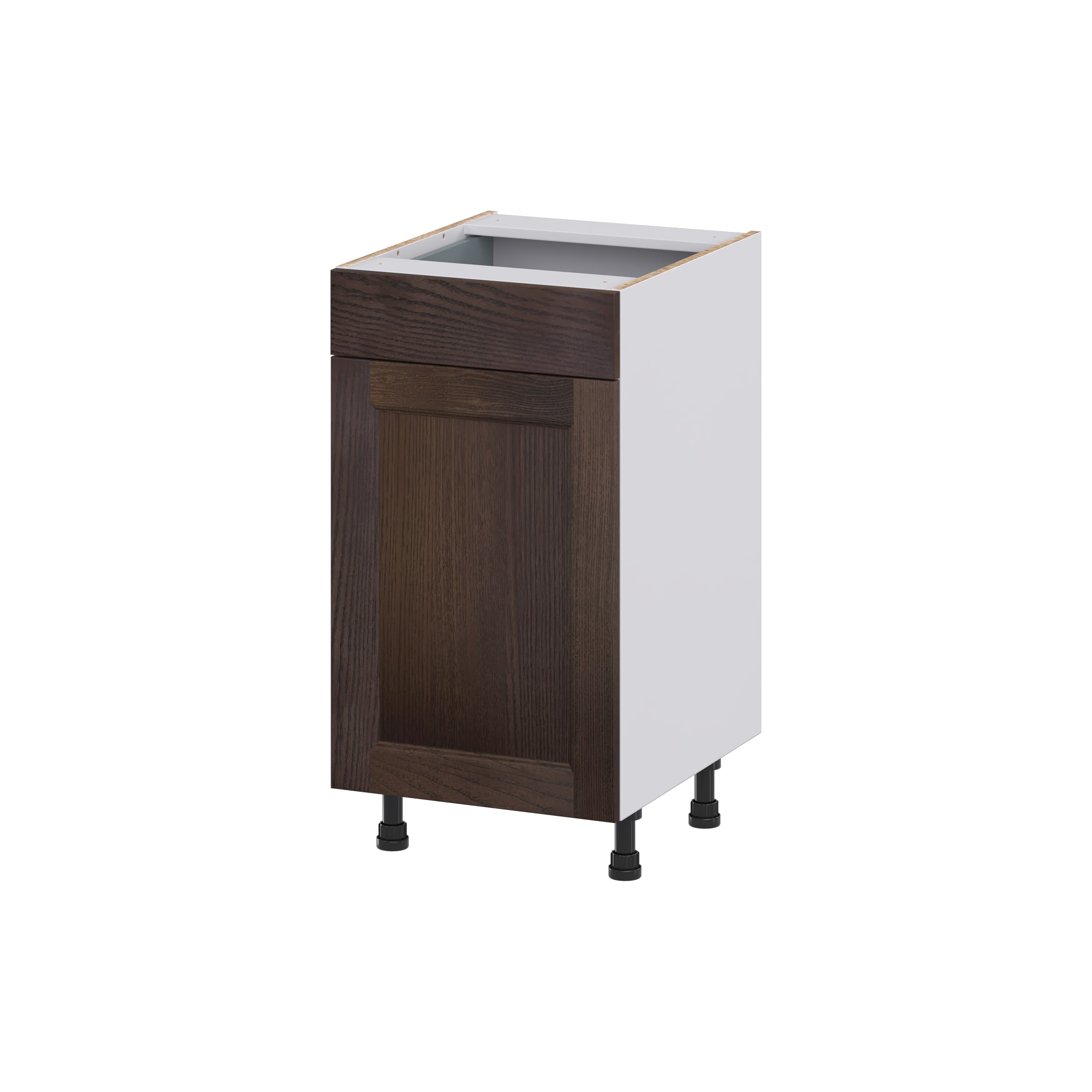 Hugo&Borg 18-in W x 34.5-in H x 21-in D Wood Base Fully Assembled Cabinet (Recessed Panel Shaker Door Style)