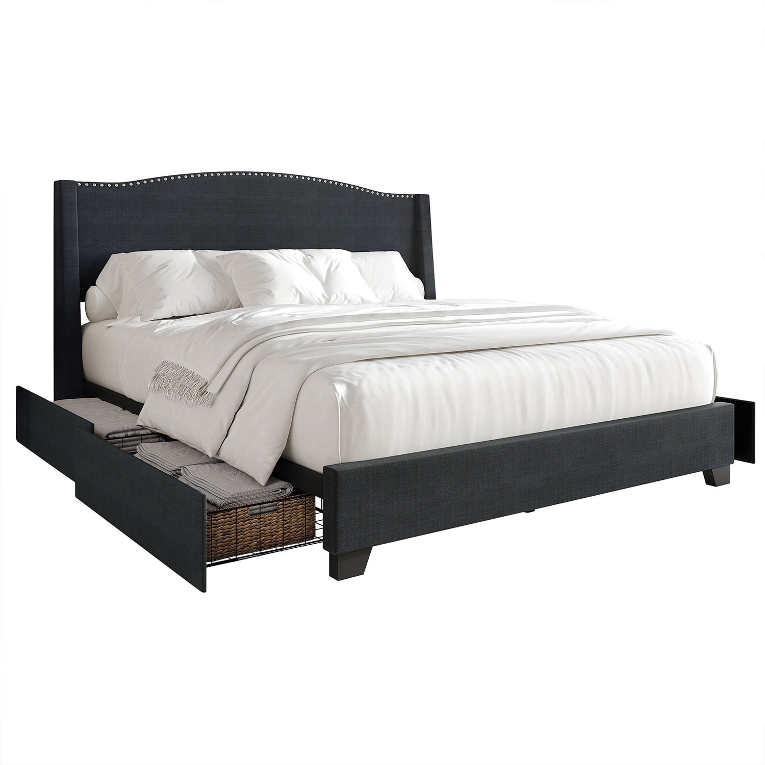CasePiece C8530QPLS-CGY-LN beds - View #3