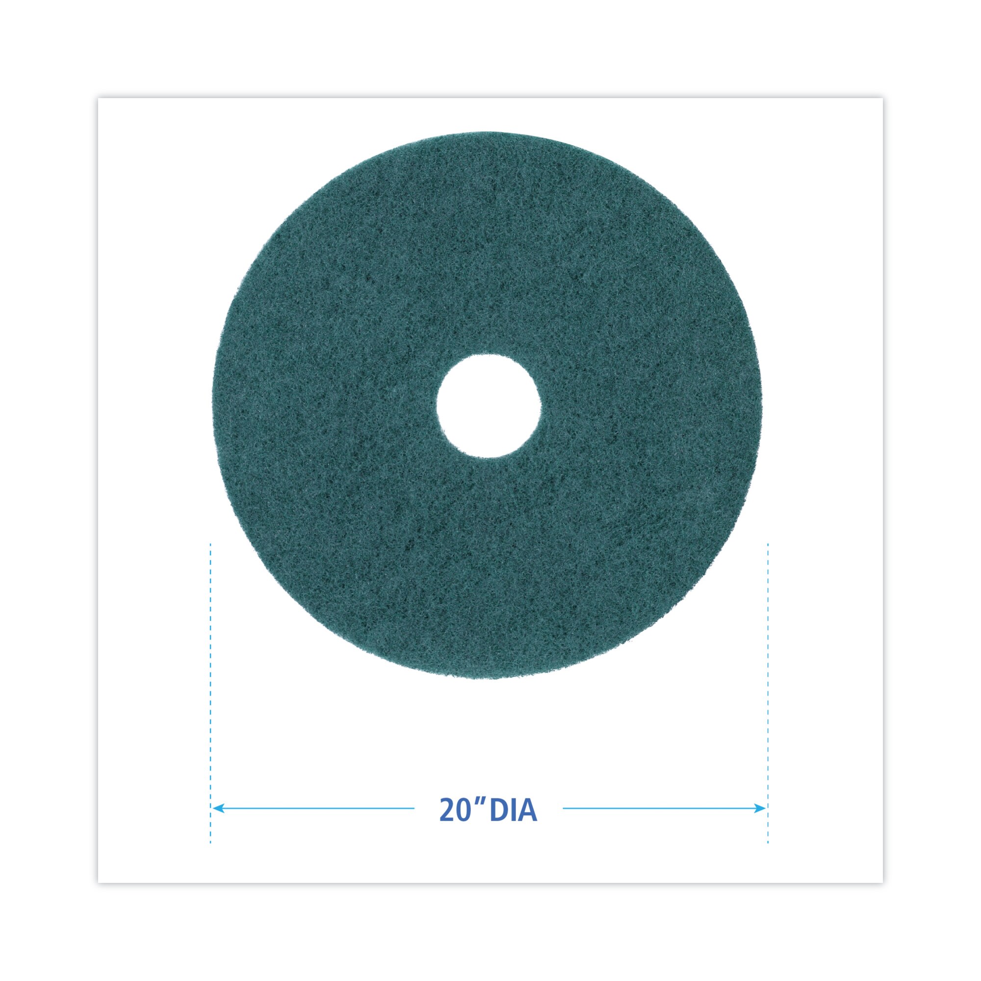 3M 5-Pack 20-in Synthetic Fiber Abrasive Floor Polisher Pad in the Floor Polisher  Pads department at