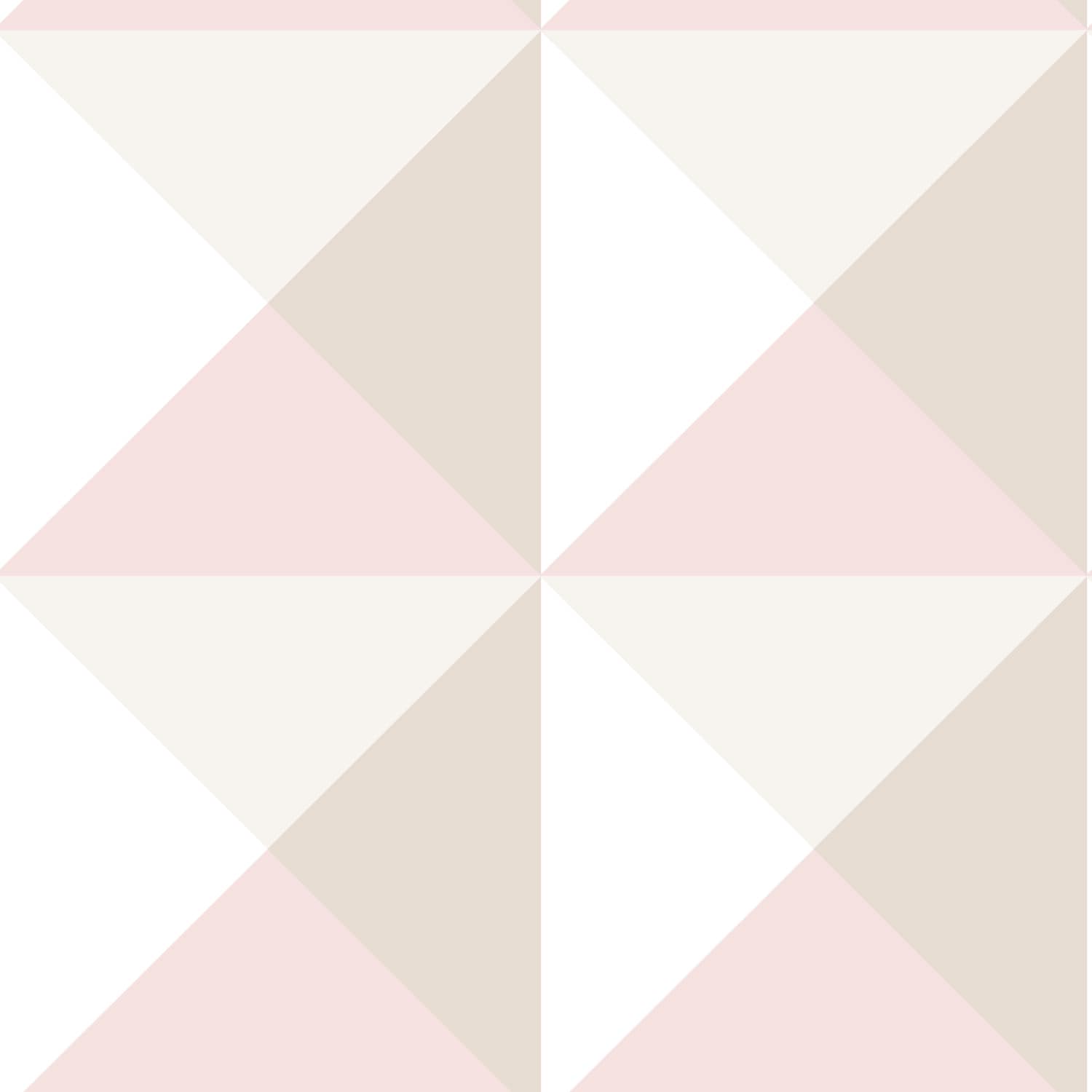 RoomMates RMK11311RL 28.18-Sq. Feet Pink Vinyl Geometric Self-adhesive Peel and Stick Wallpaper