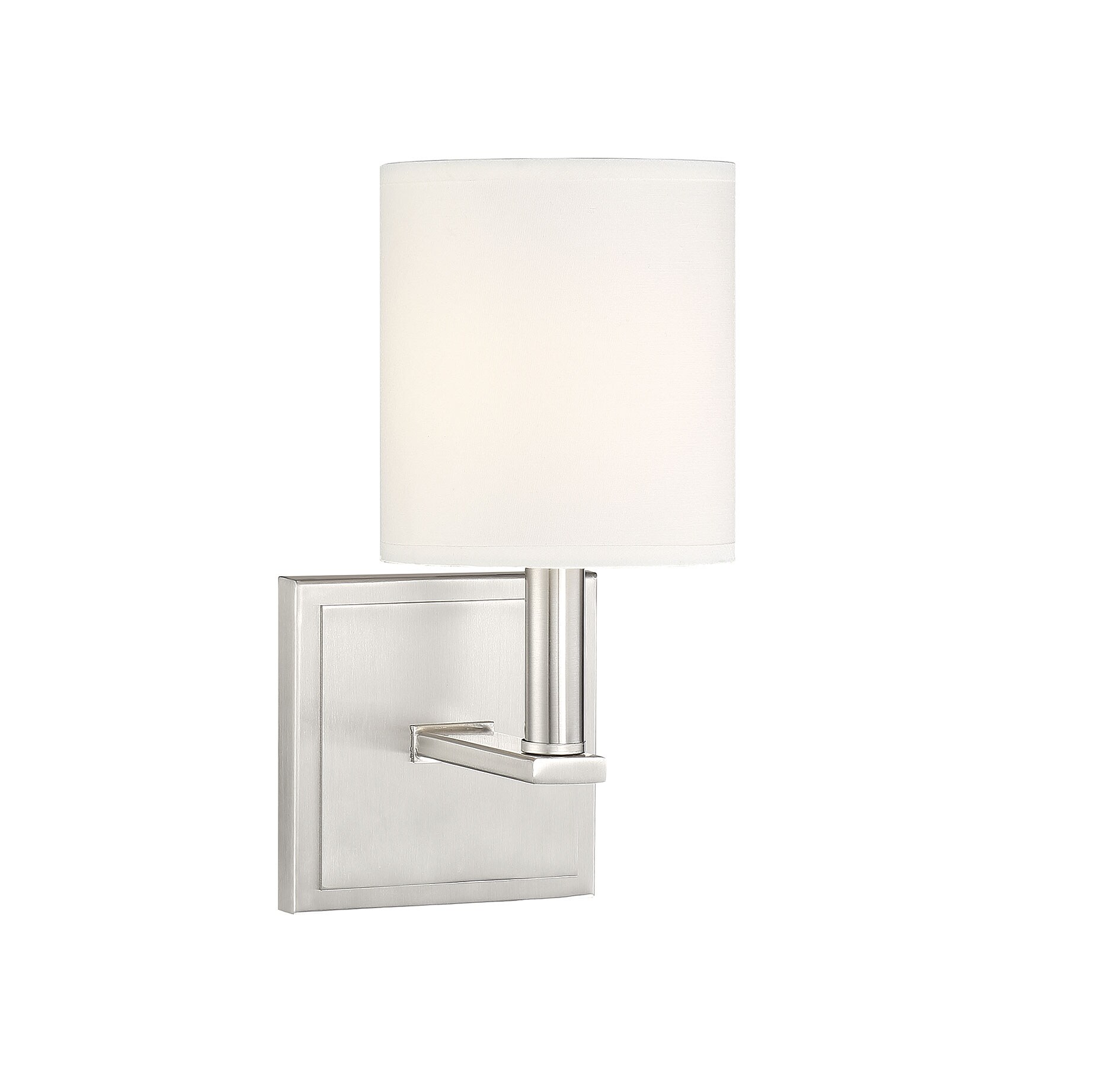 Savoy House Essentials 9-1200-1-SN Waverly 5-in W 1 -Light Satin Nickel Wall Sconce