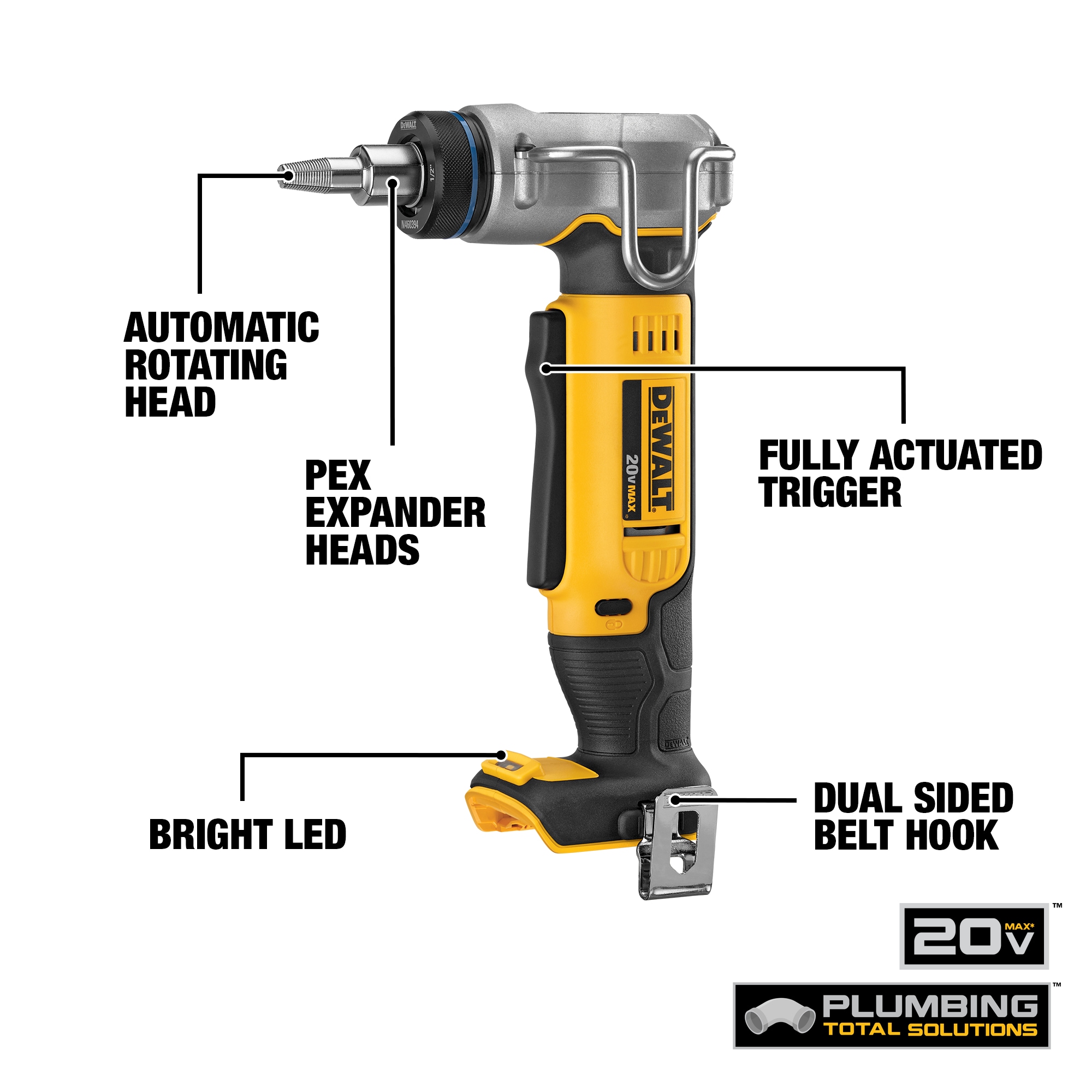 DEWALT 20V Max Pex Expander Tool Only DCE400B at Lowes