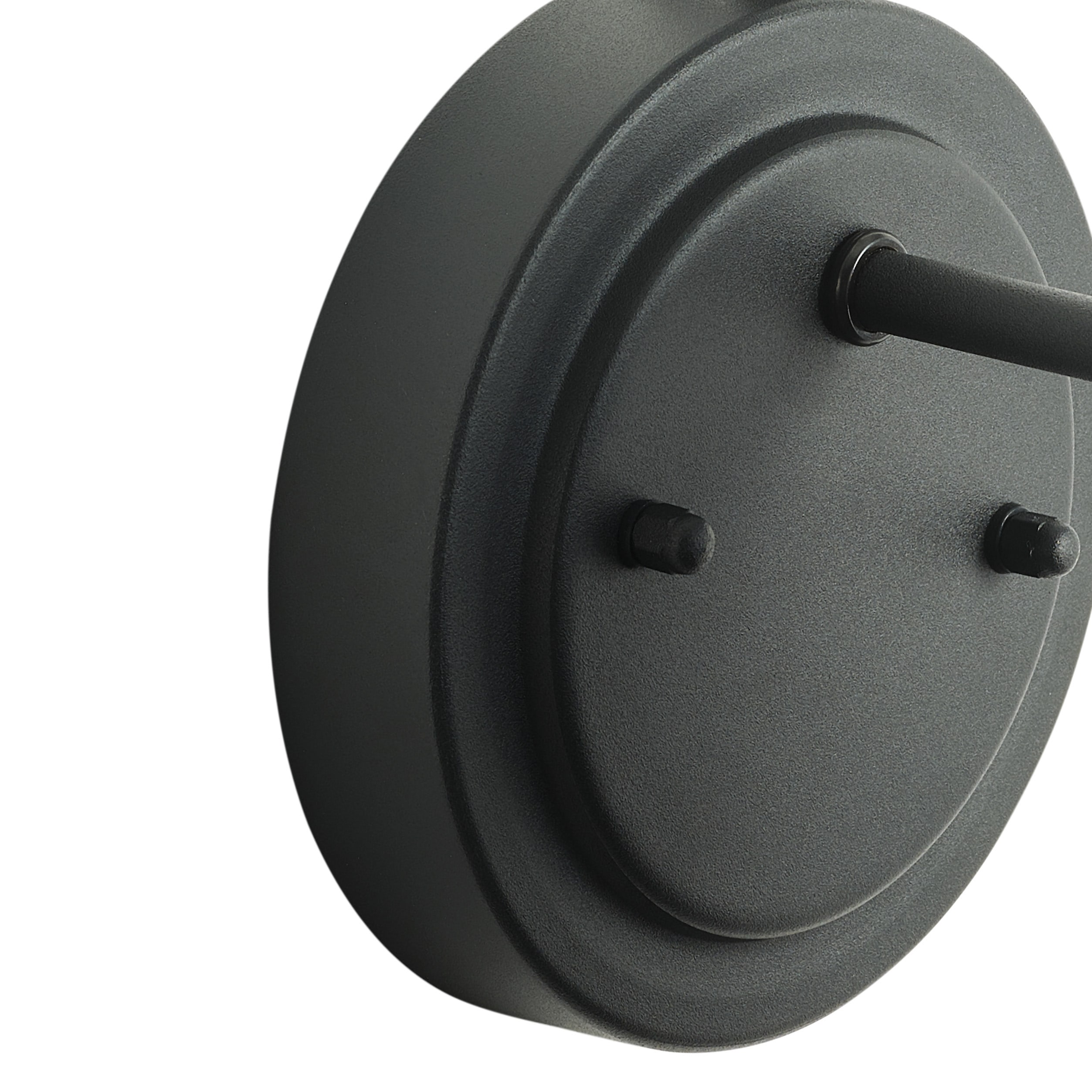 Black Metal Dimmable Motion Sensor Outdoor Wall Sconce