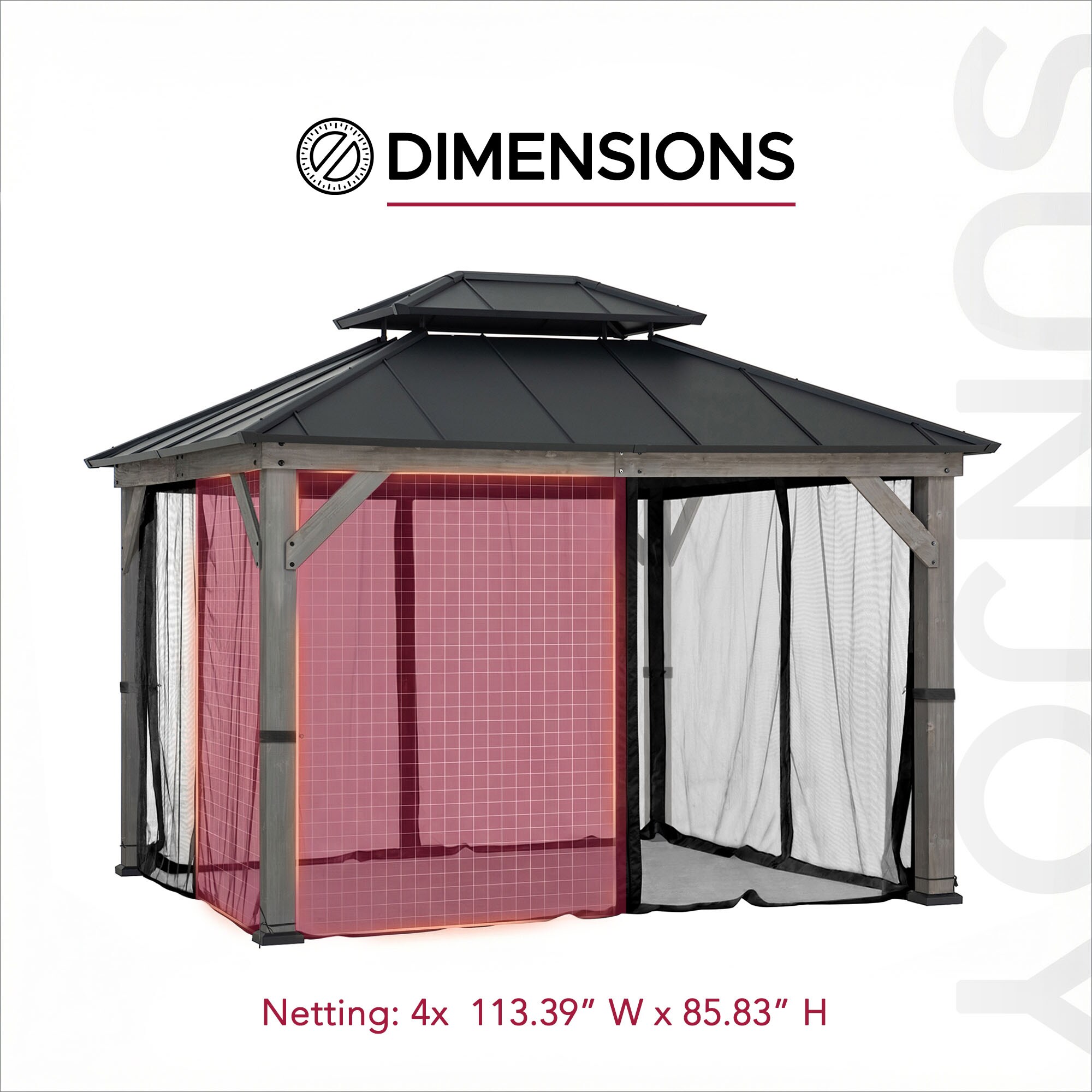 Sunjoy A111515202 Canopy-Parts-Acc - View #3