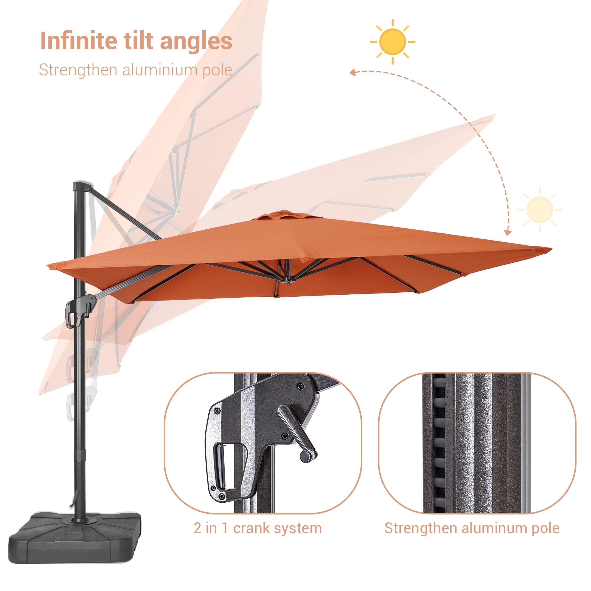ACEGOSES LW-1010-RD Umbrellas-2 - View #2