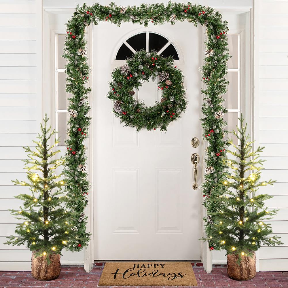 LuxenHome WHAP2455 Artificial-Christmas-Trees - View #7