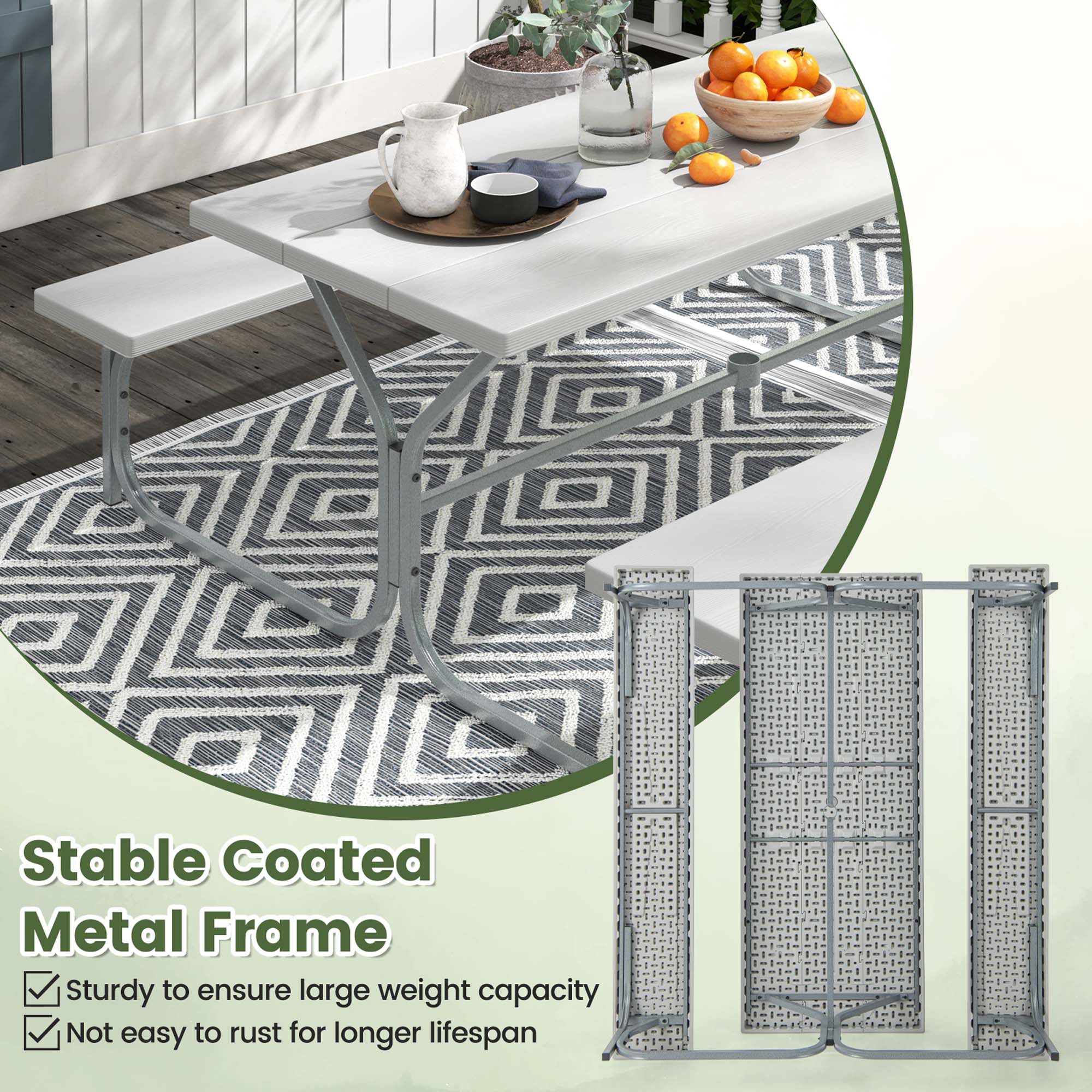 Costway HCST01484 Patio-Tables - View #5
