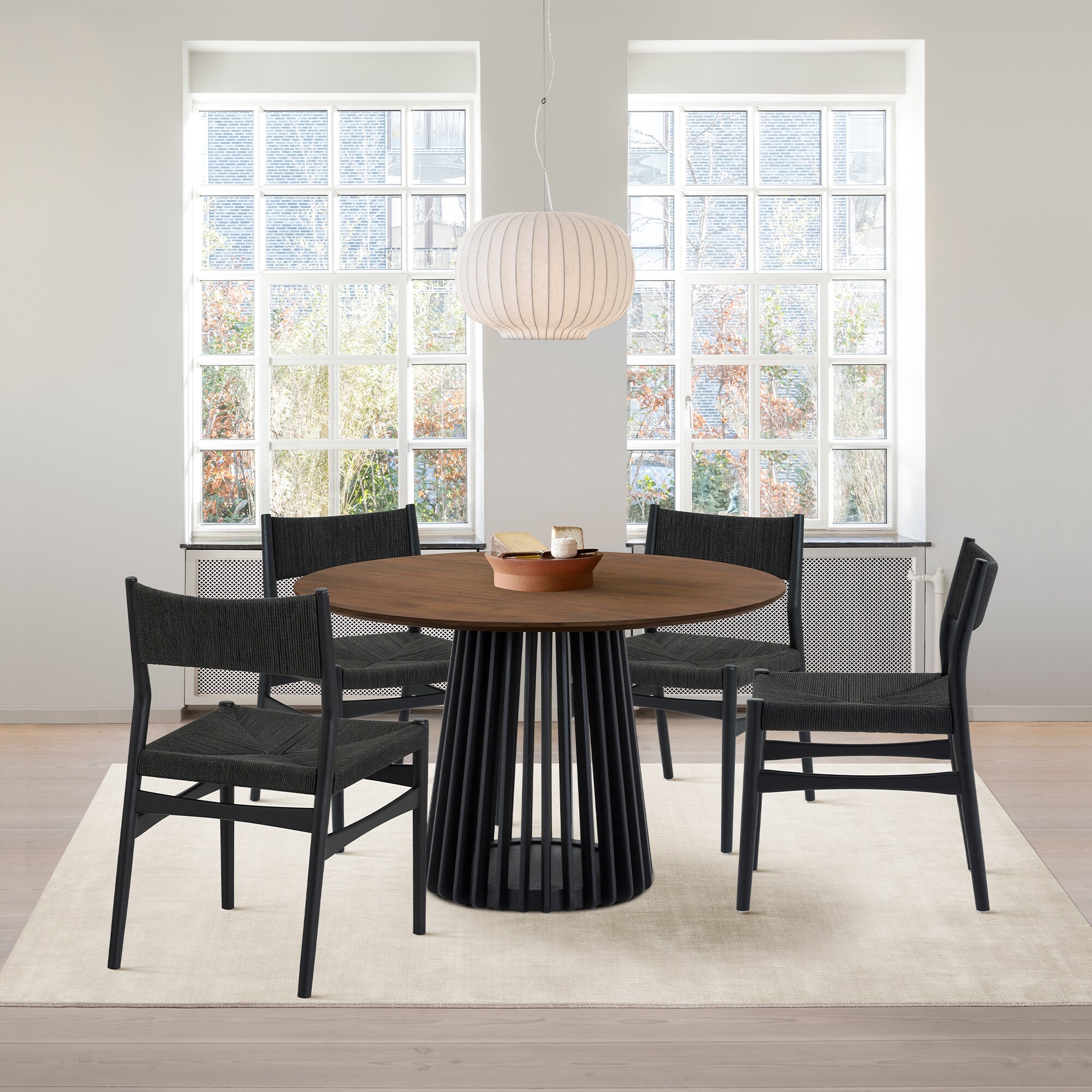 Armen Living SETRPAWAL5ERBLK Dining-Sets - View #2