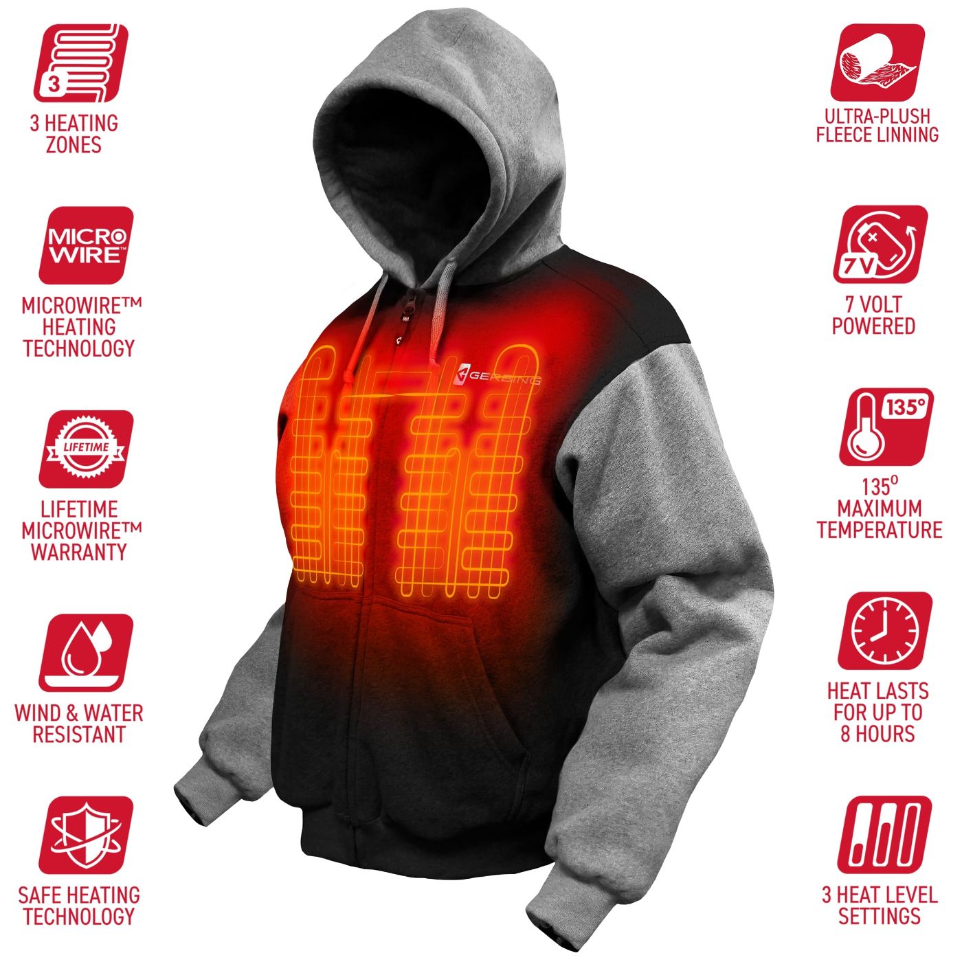 Gerbing GER-HDY-7V-UNI-BLK-L Jackets-Coats - View #3
