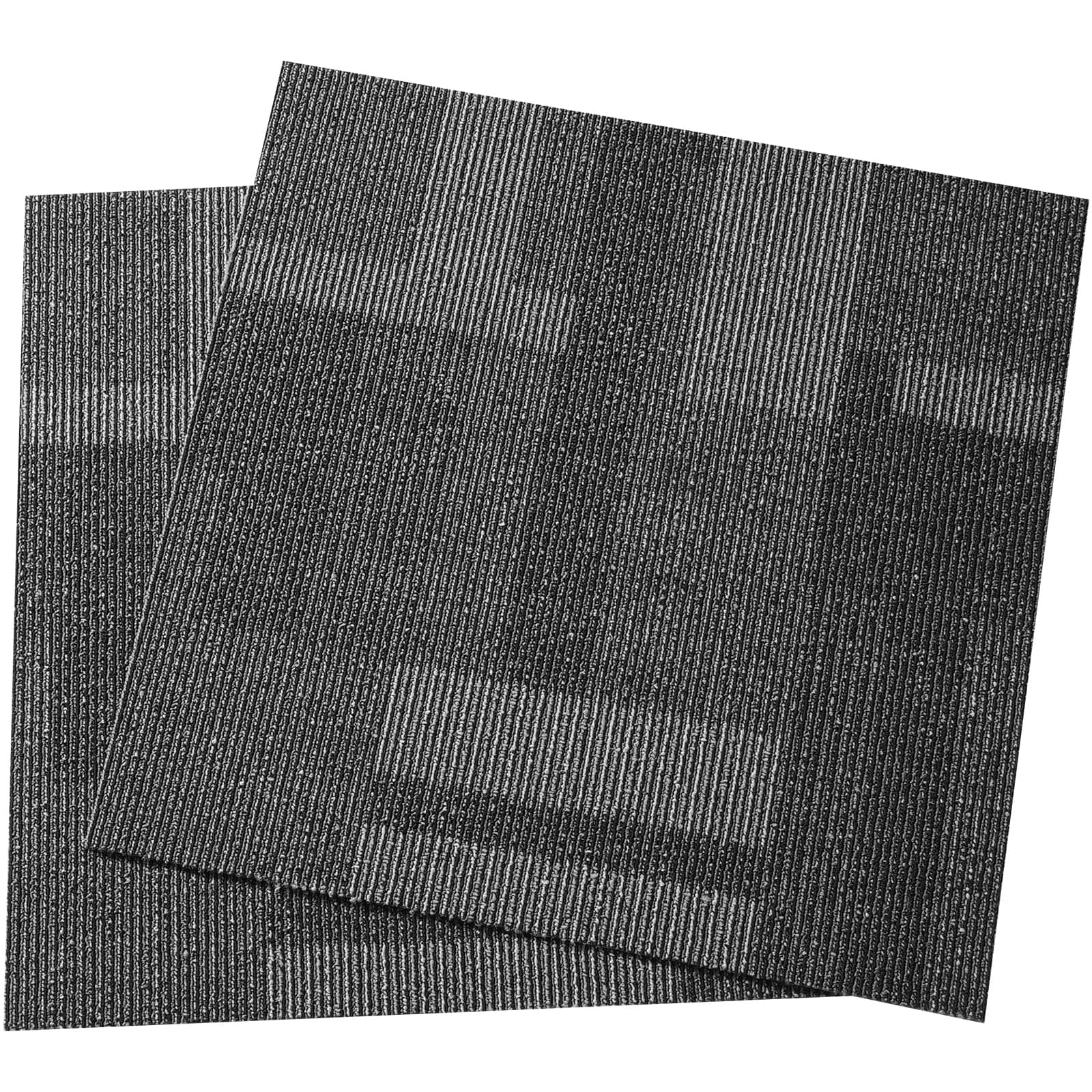 VEVOR SCKCXFKDT24204716V0 Carpet Tiles Reusable  24inx 24in Carpet Squares With Padding Attached  Soft Padded Carpet Tiles  Easy Install DIY for Bedroom Living Room