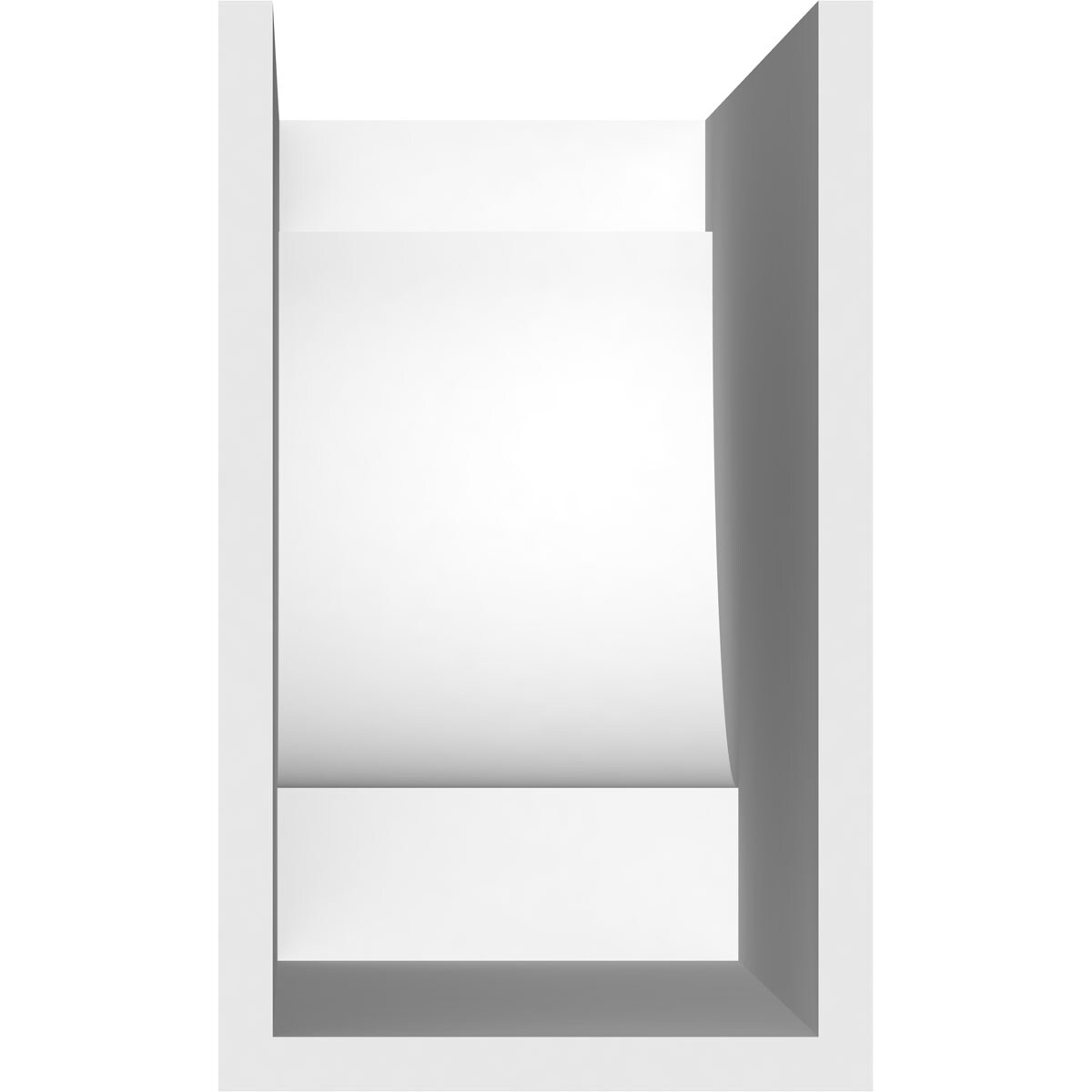 Ekena Millwork RFTP06X10X24ALP Exterior-Brackets-Braces - View #4