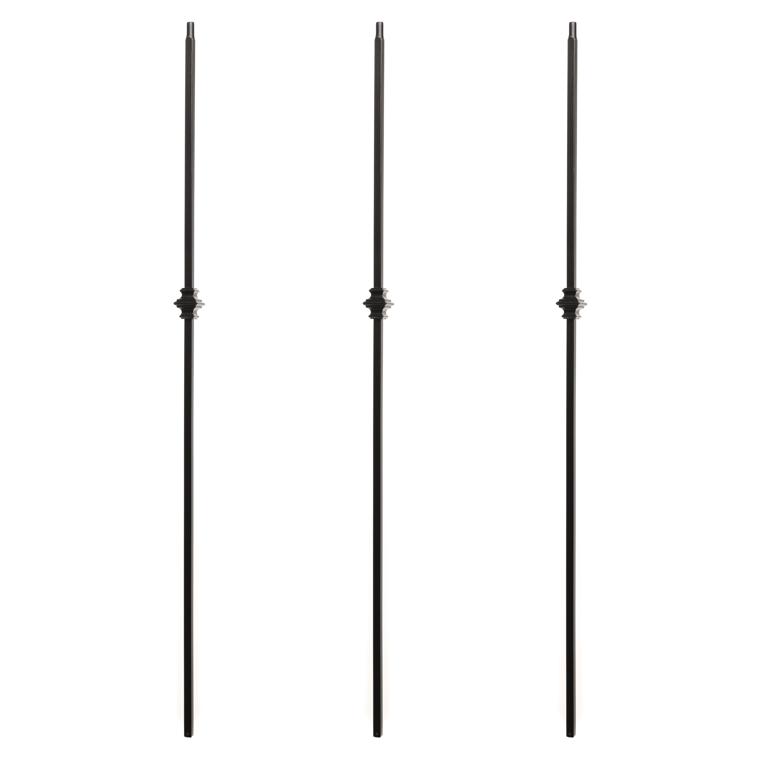 RELIABILT WGT60RB 43-in x 0.5-in Rubbed Bronze Wrought Iron Knuckle Stair Baluster (3-Pack)