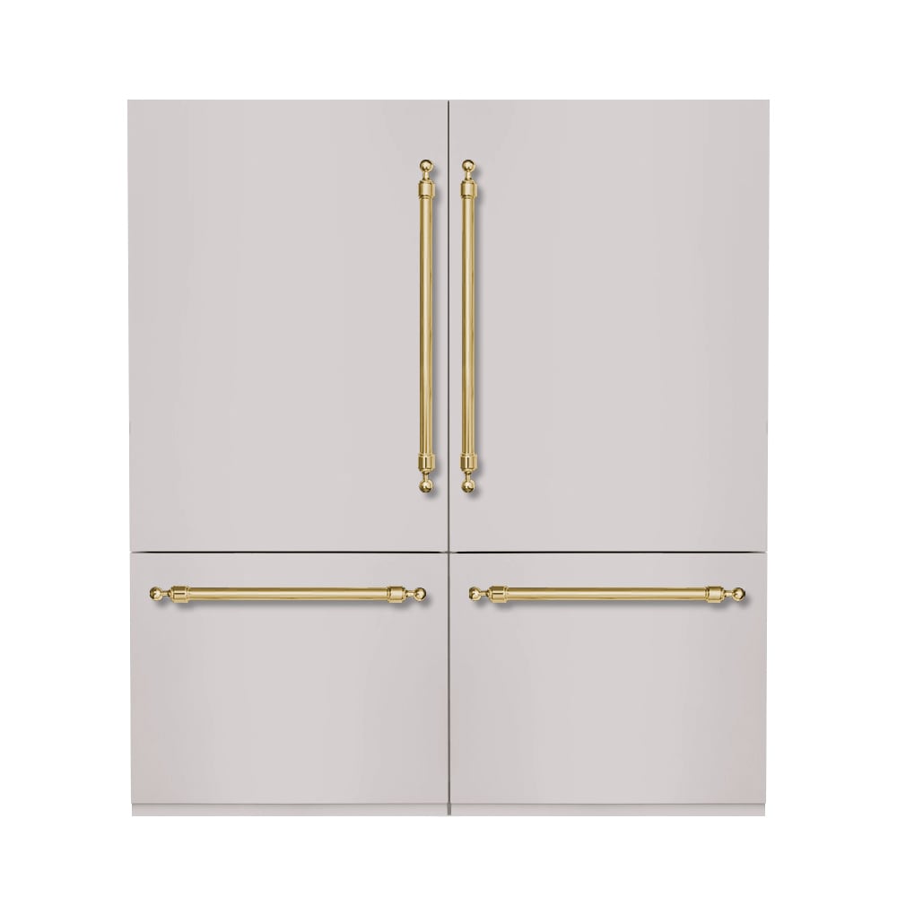 Hallman HCBIBM72BSSS 19.8-cu ft Counter-Depth Built-In Bottom-Freezer Refrigerator with Ice Maker ( Stainless steel ) ENERGY STAR Certified