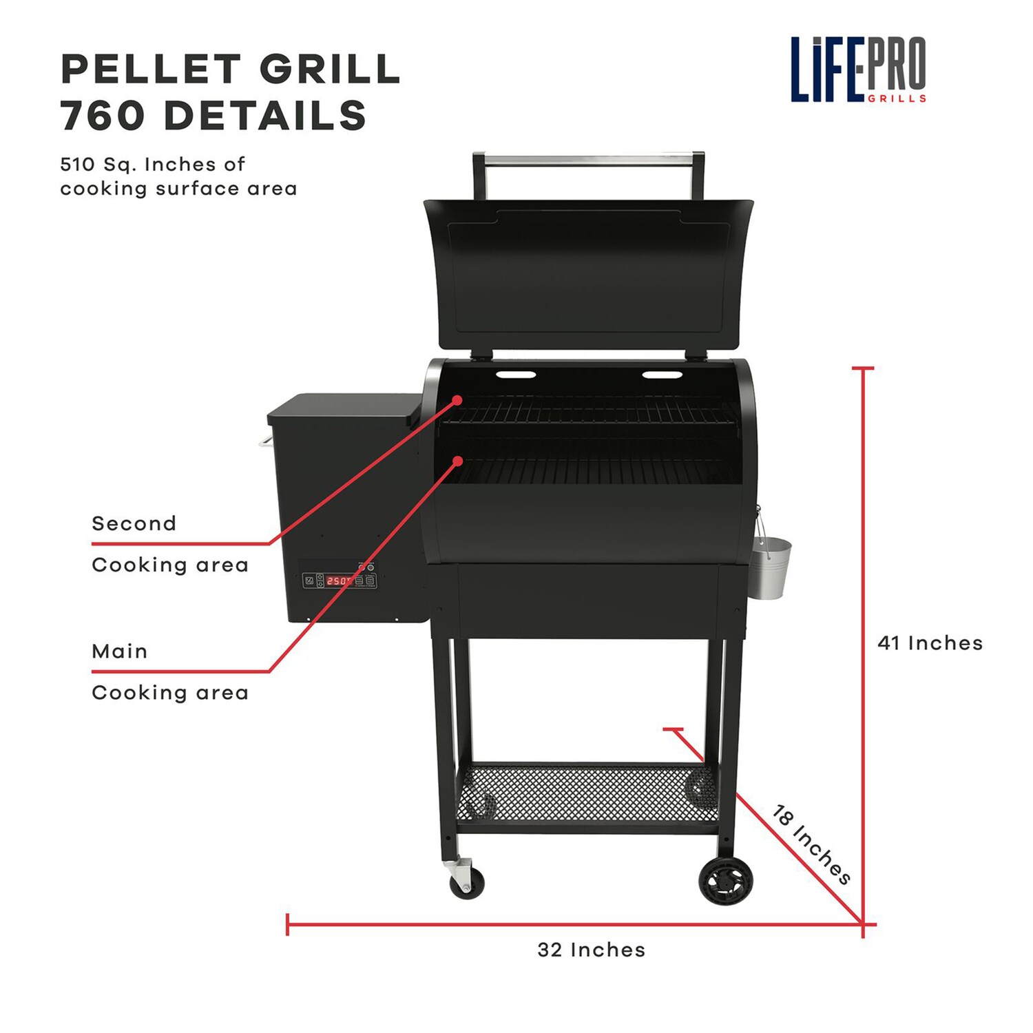 Lifesmart 250262 Pellet-Grills - View #9