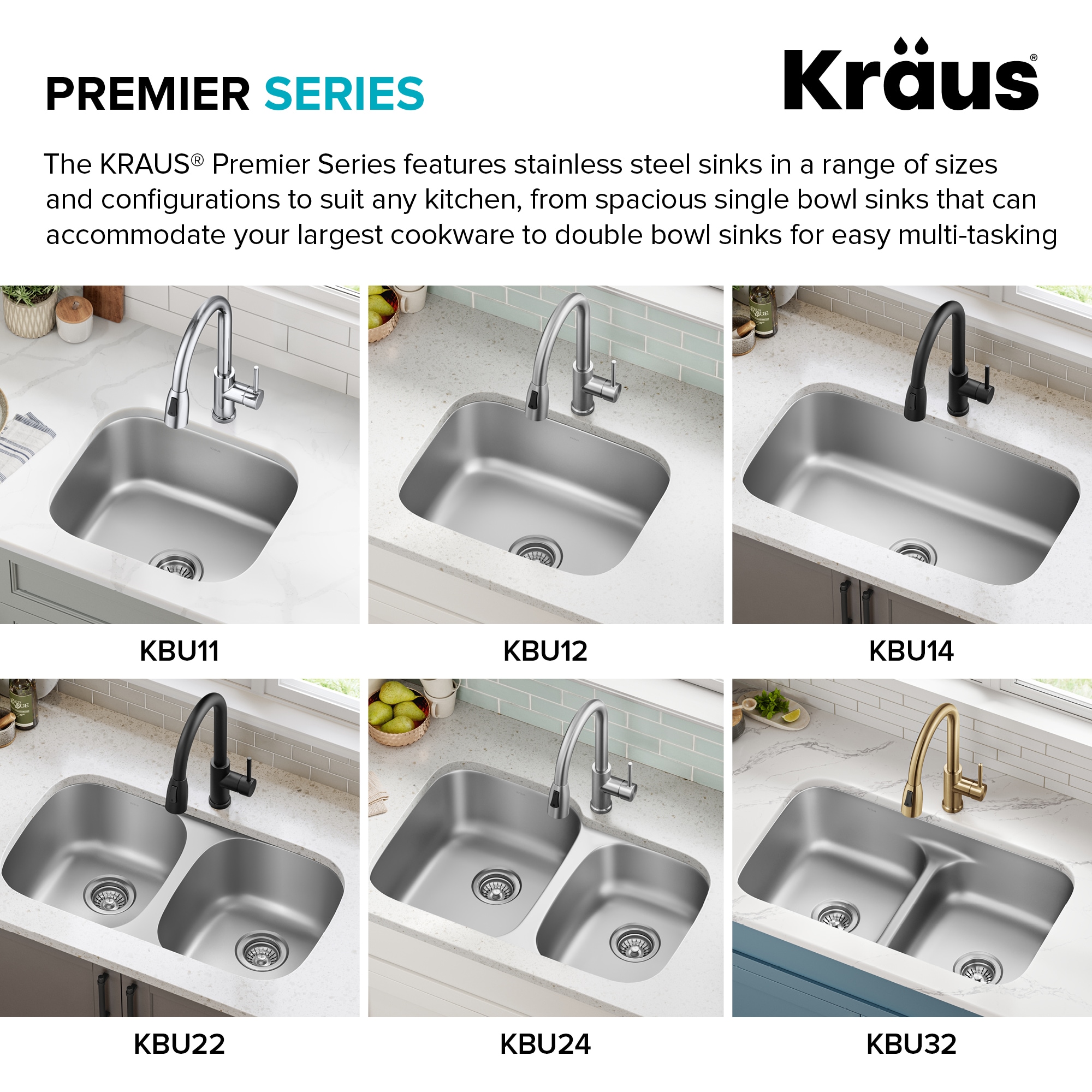 Kraus KBU24 Kitchen-Sinks - View #15