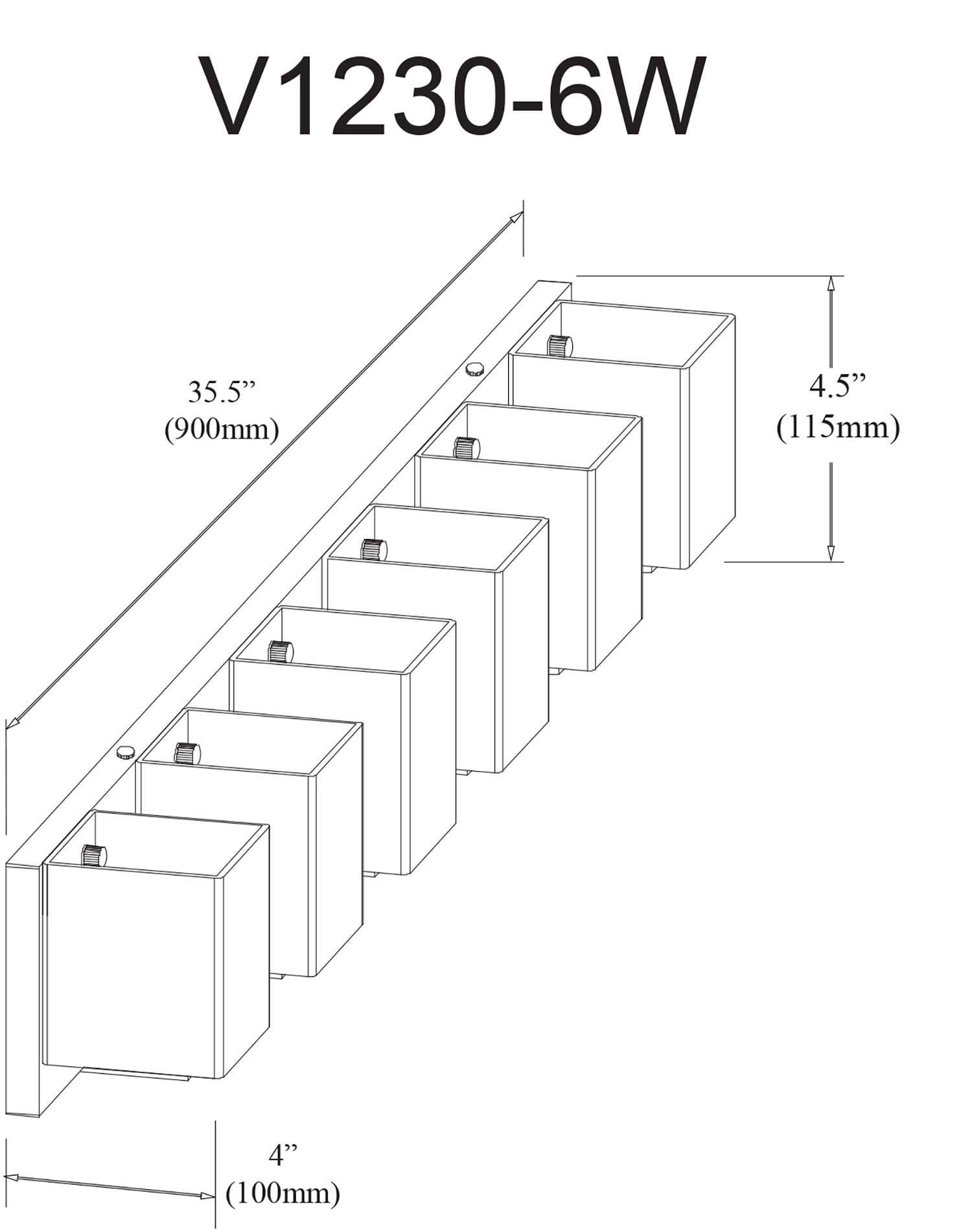 Dainolite V1230-6W-AGB b089995 - View #3