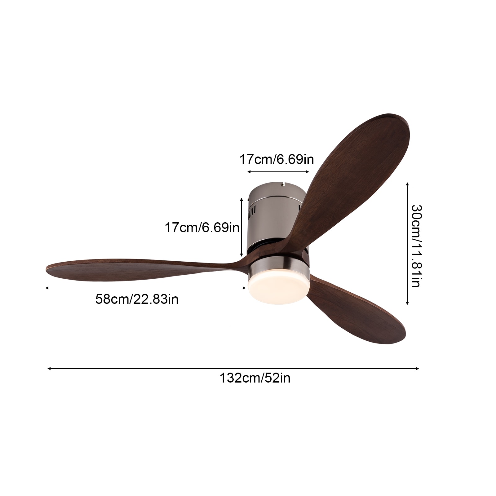 Oukaning JZUCODP4NSHCX Ceiling-Fans - View #4