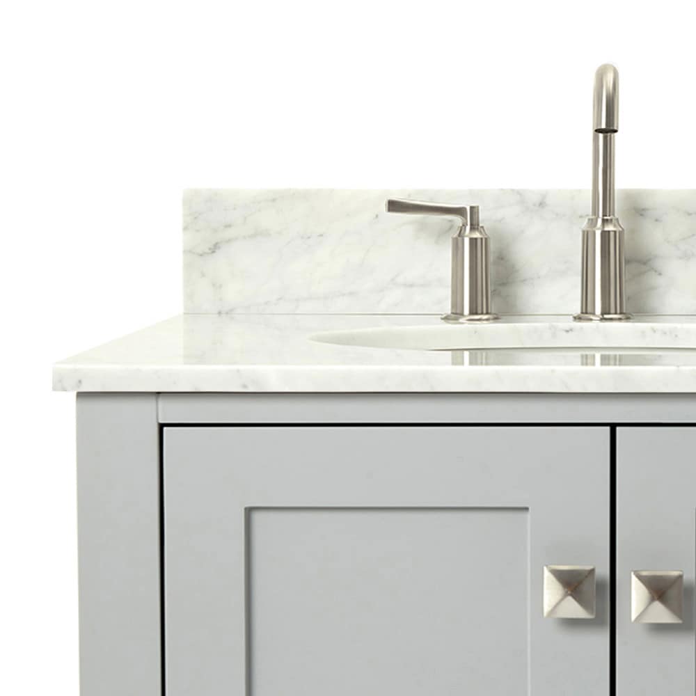 ARIEL A037SLCW2OVOGRY Bath-Vanity-Combo - View #10