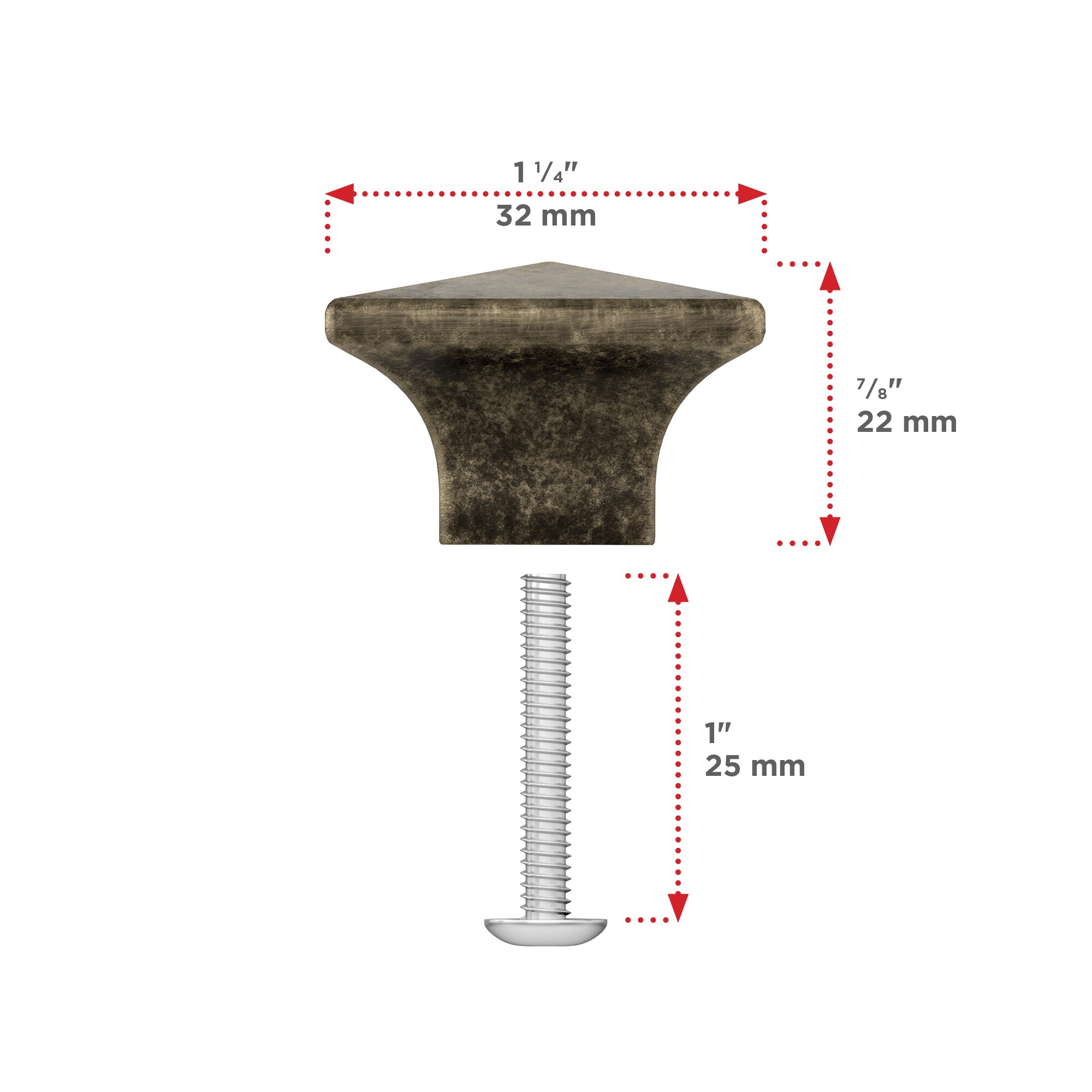 Richelieu BP53082BB Cabinet-Knobs - View #3