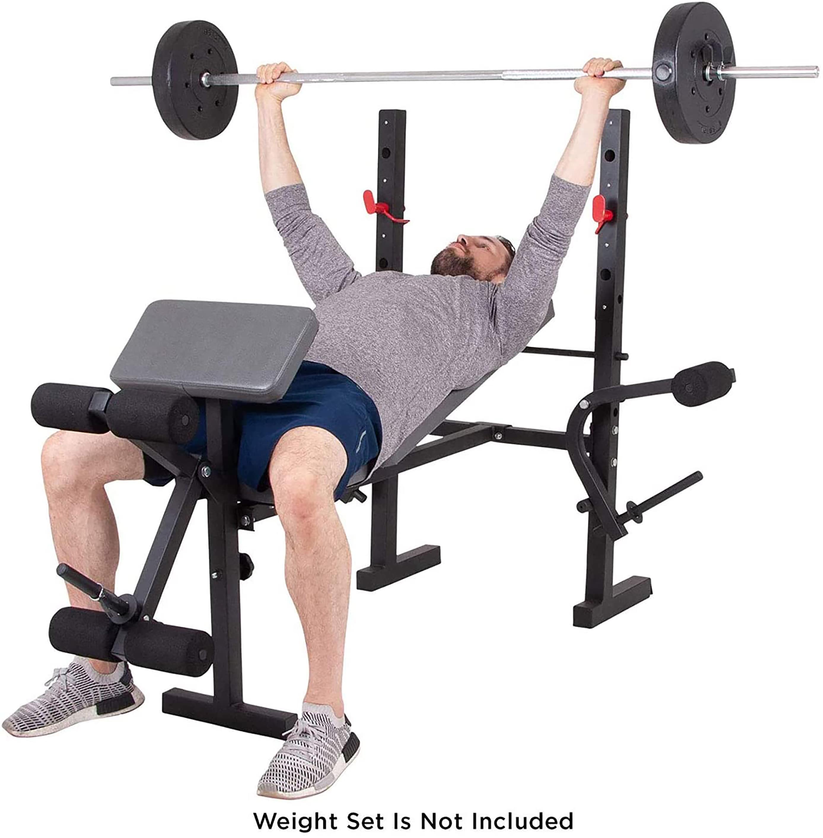 Body Flex Sports Weight Bench Adjustable Standard Freestanding Weight Bench  in the Weight Benches department at