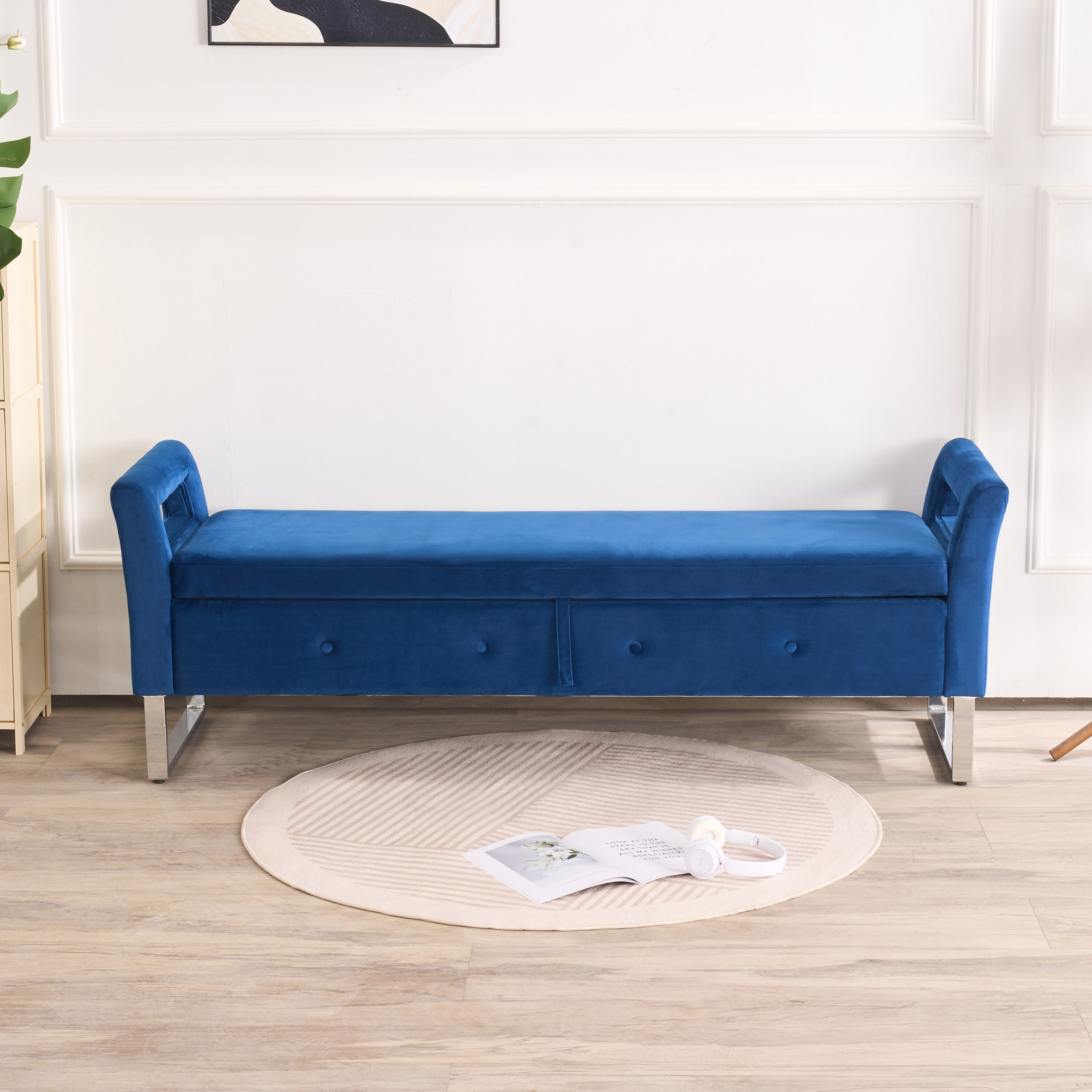 Hrinhom HC-S4113-NAVY bench - View #5