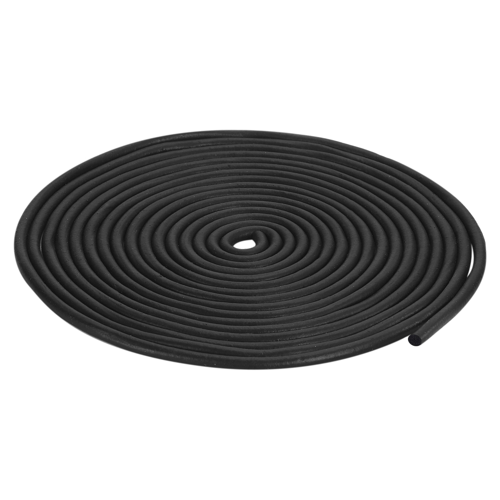 Unique Bargains Foam Rubber Weather Seal Strip 0.16-Inch Dia 24.61-Foot Long Round EPDM DIY Gasket Warehouse Pads Tubing Crafts