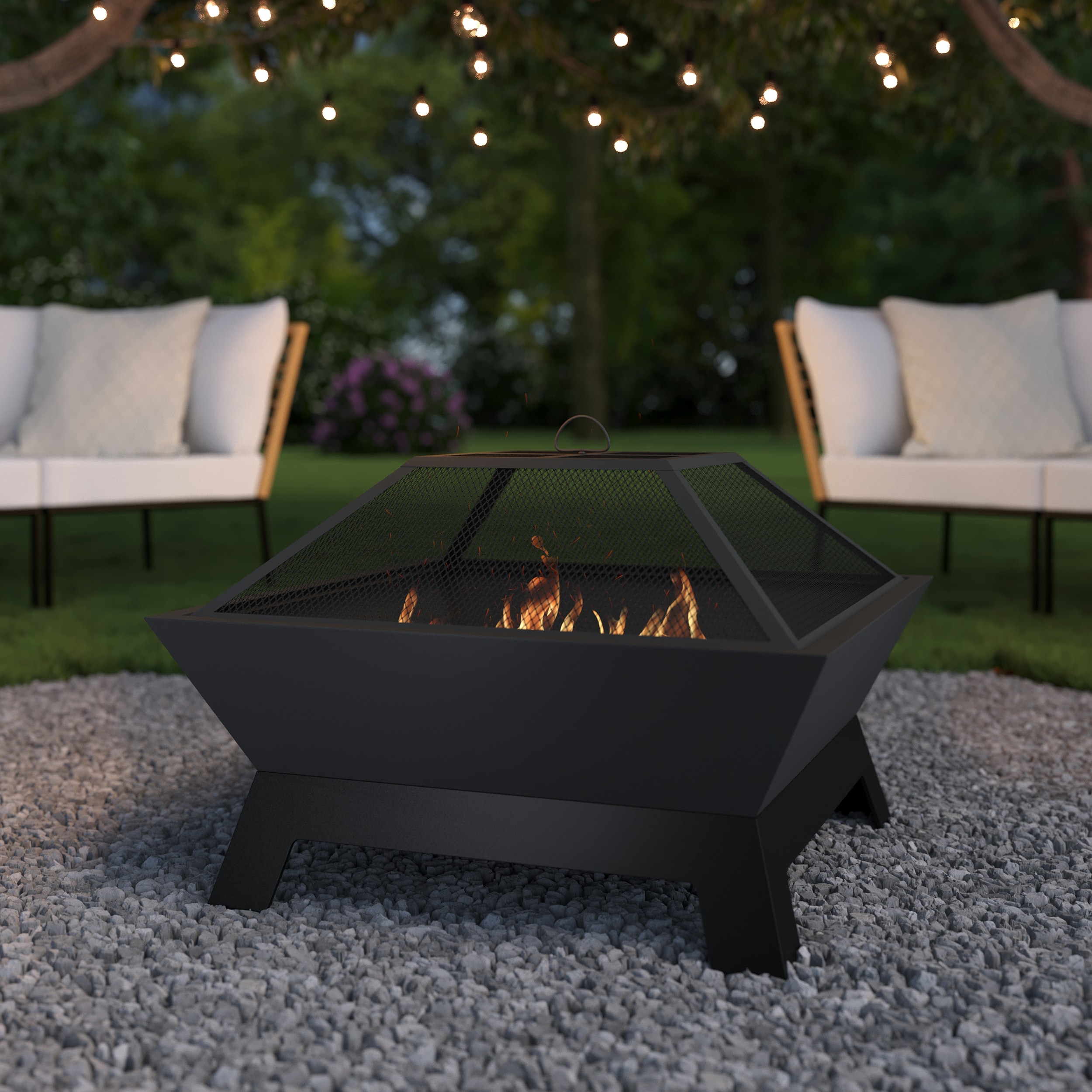 Master Forge WELLFC-01V Outdoor-Woodburning-Firepits - View #4