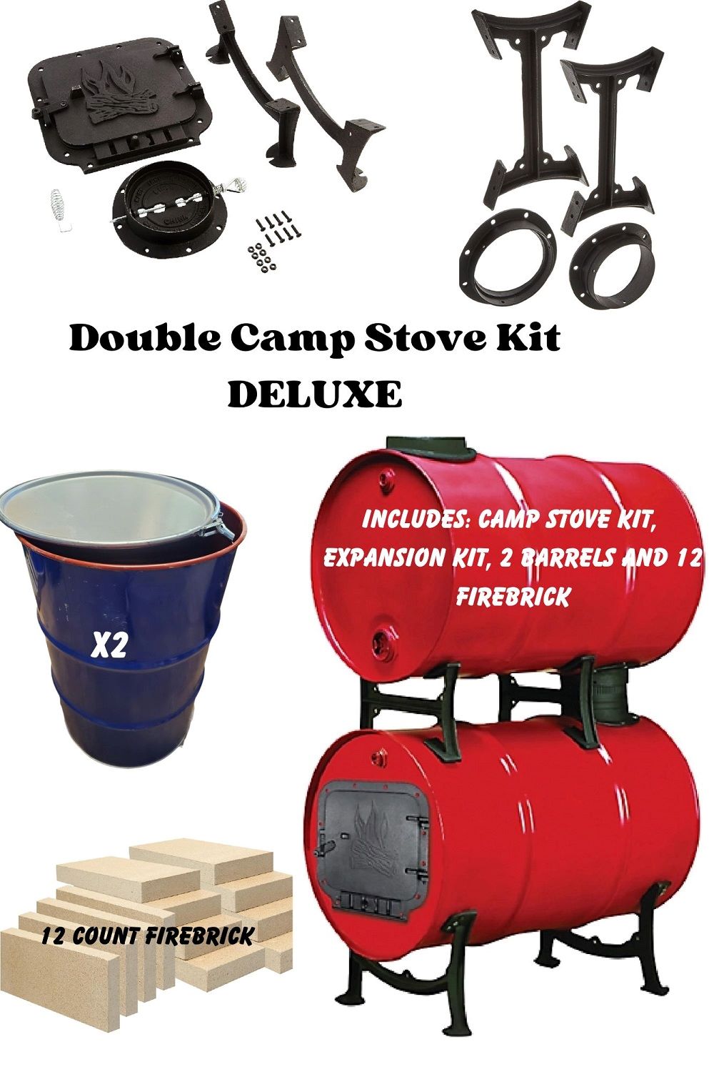  DCSKDBB55 Wood Manual Steel Outdoor stove