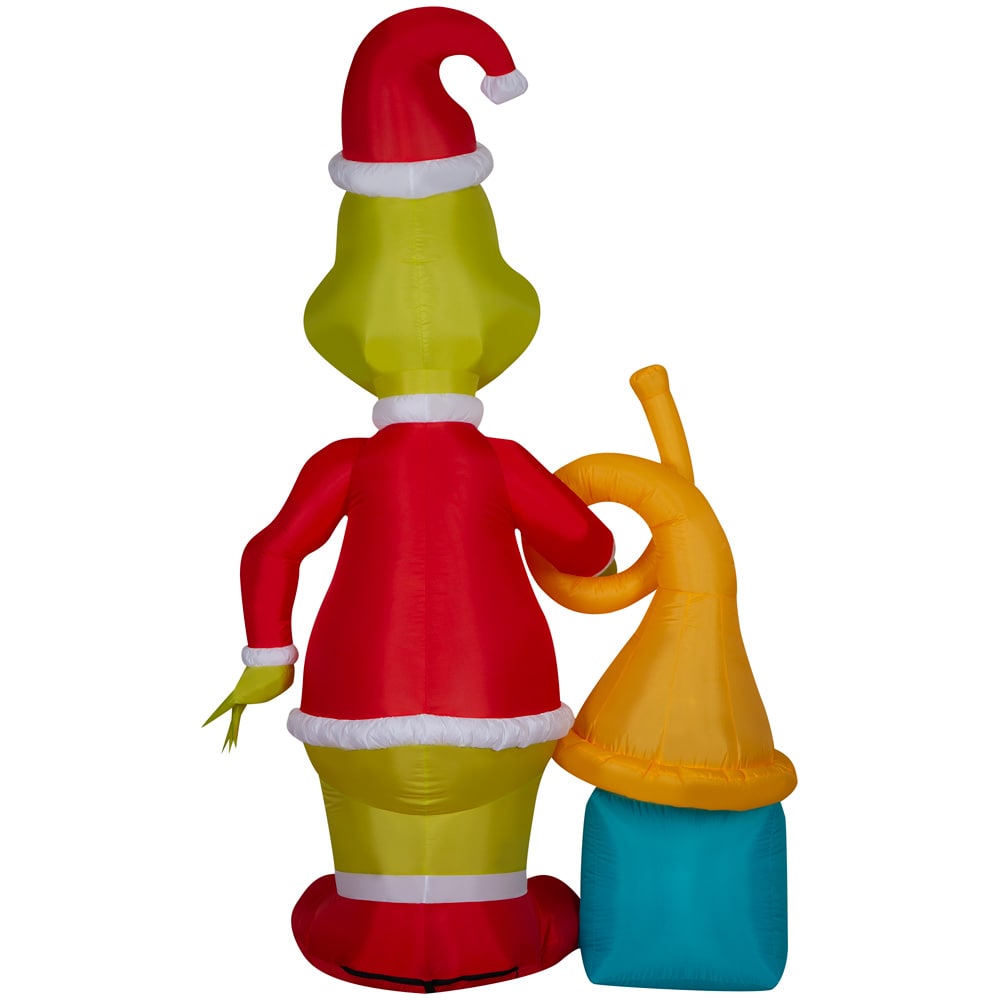 Grinch Dr Seuss's 7.5-ft Lighted The Grinch Merry Christmas Inflatable ...