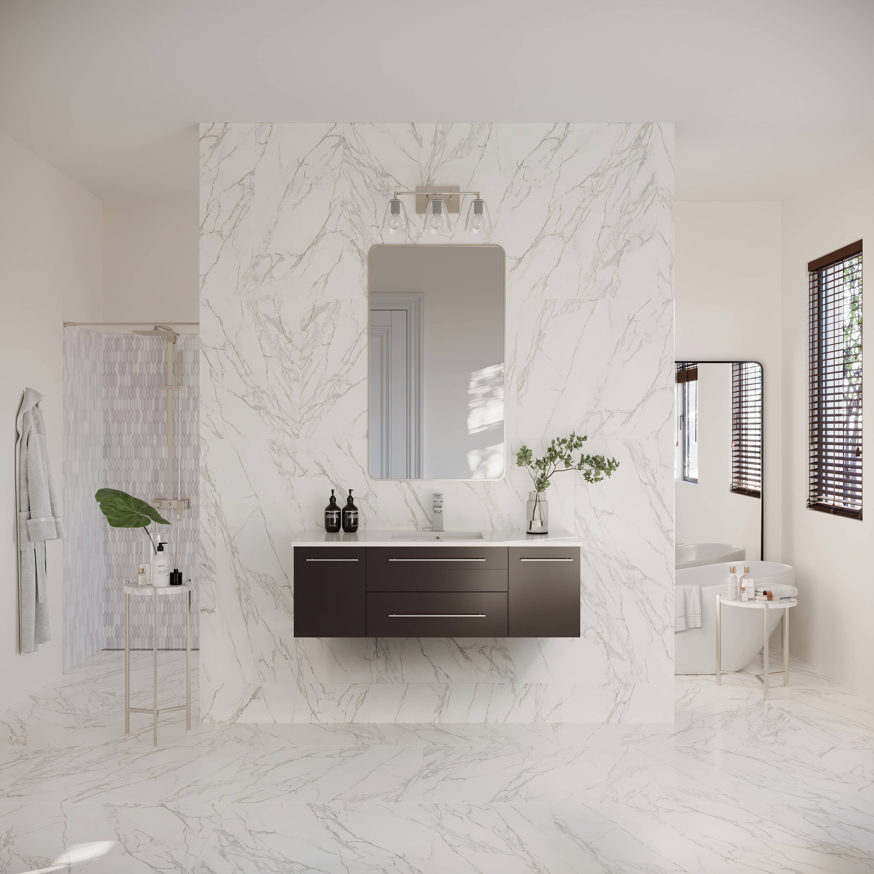 Fresca FCB6148ES-UNS-CWH-U Bath-Vanity-Combo - View #5