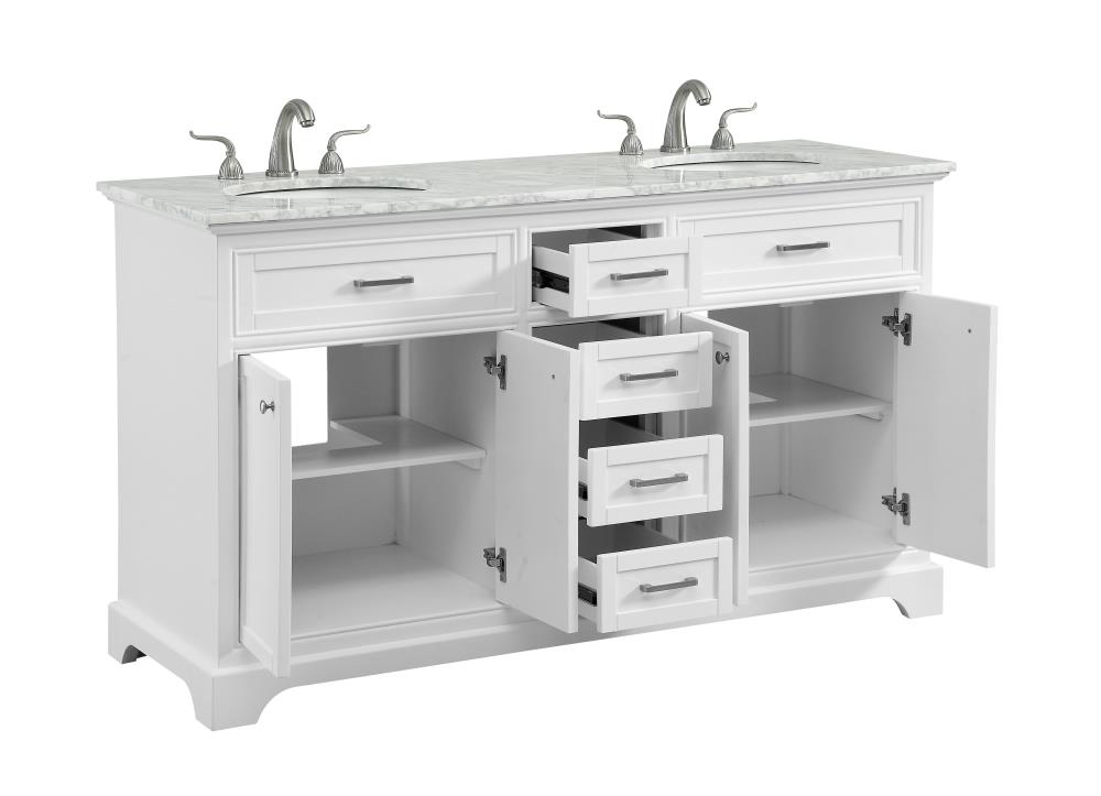 Elegant Decor FI45060DWH Bath-Vanity-Combo - View #3
