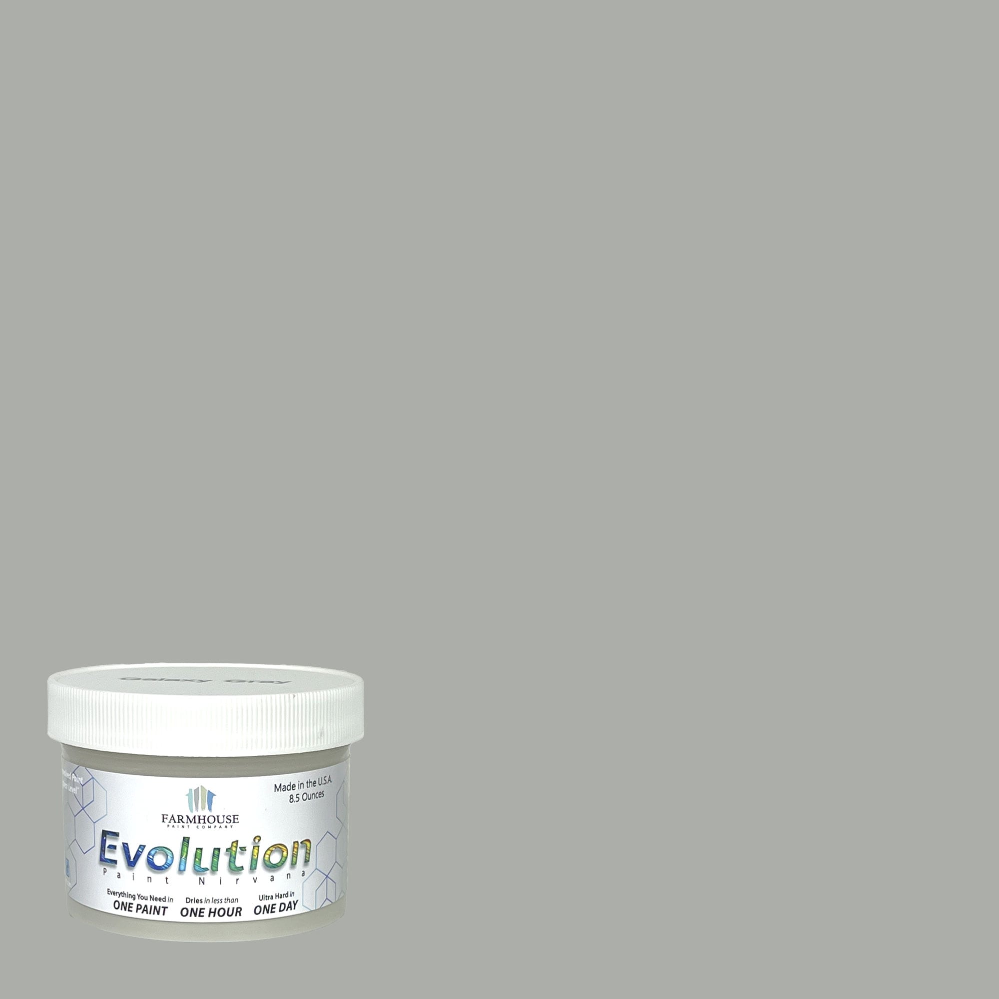 Evolution Paint EVP-GG-8 Satin Galaxy Gray Enamel ( Half-pint )