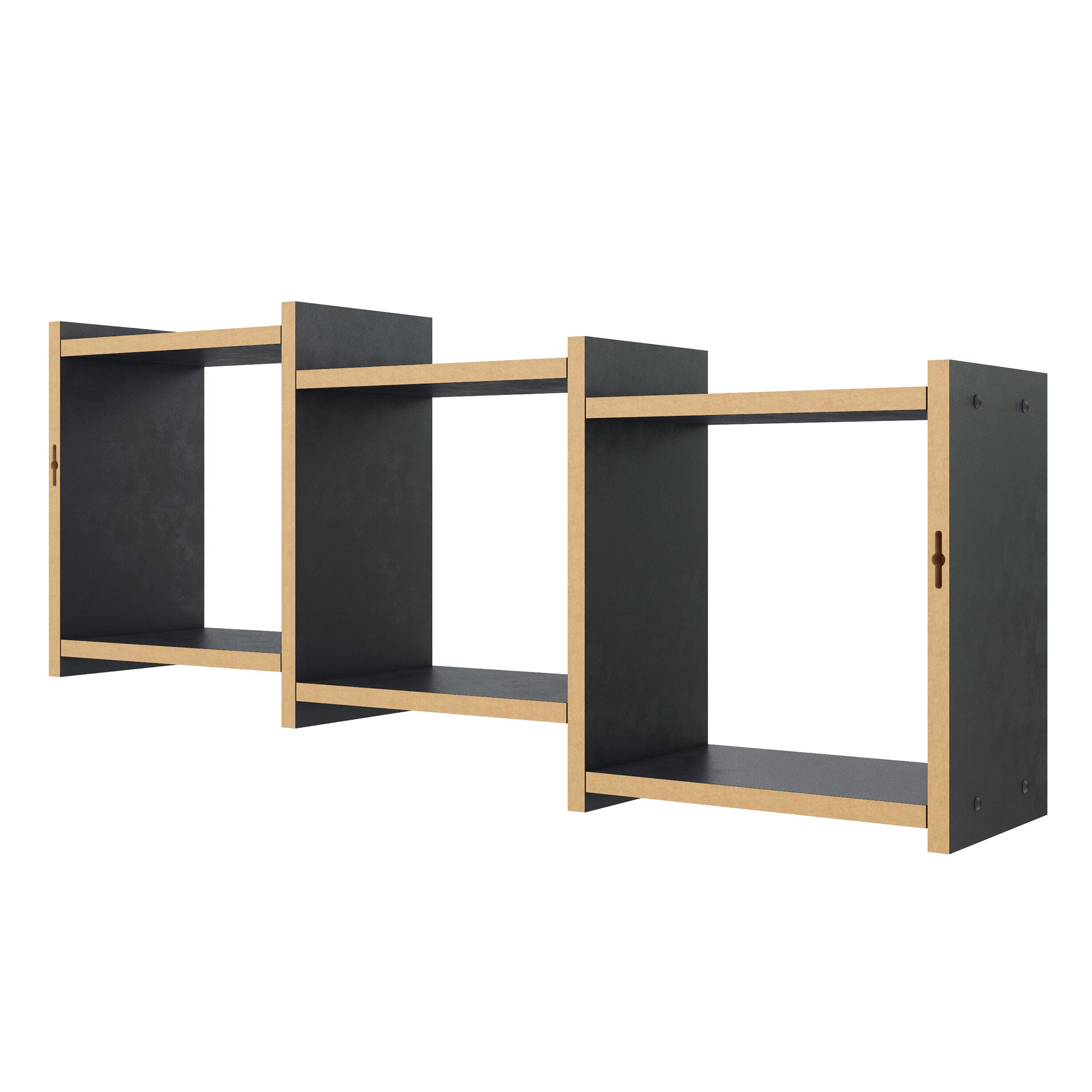 Danya B. XF170502BK Wall-Mounted-Shelving - View #7