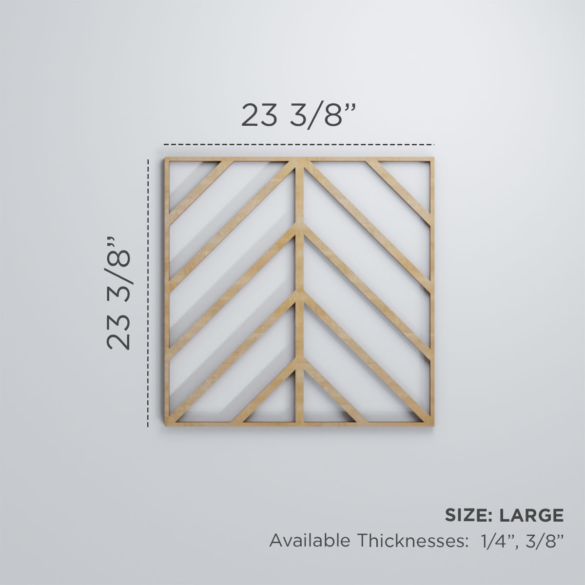 Ekena Millwork WALW24X24X0375GNAWA Wall-Panels - View #3