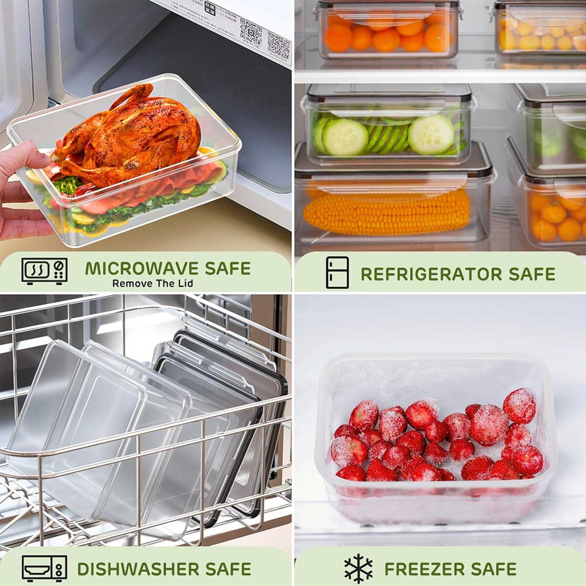 Aoibox LAB1127F07 Food-Storage-Containers - View #5