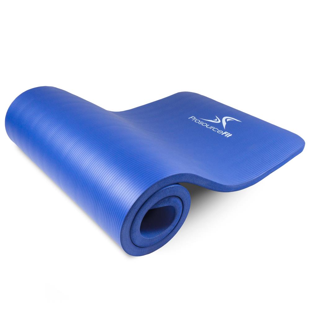  Gofit Sapphire Blue Double-Thick Yoga Mat, 68-Inch