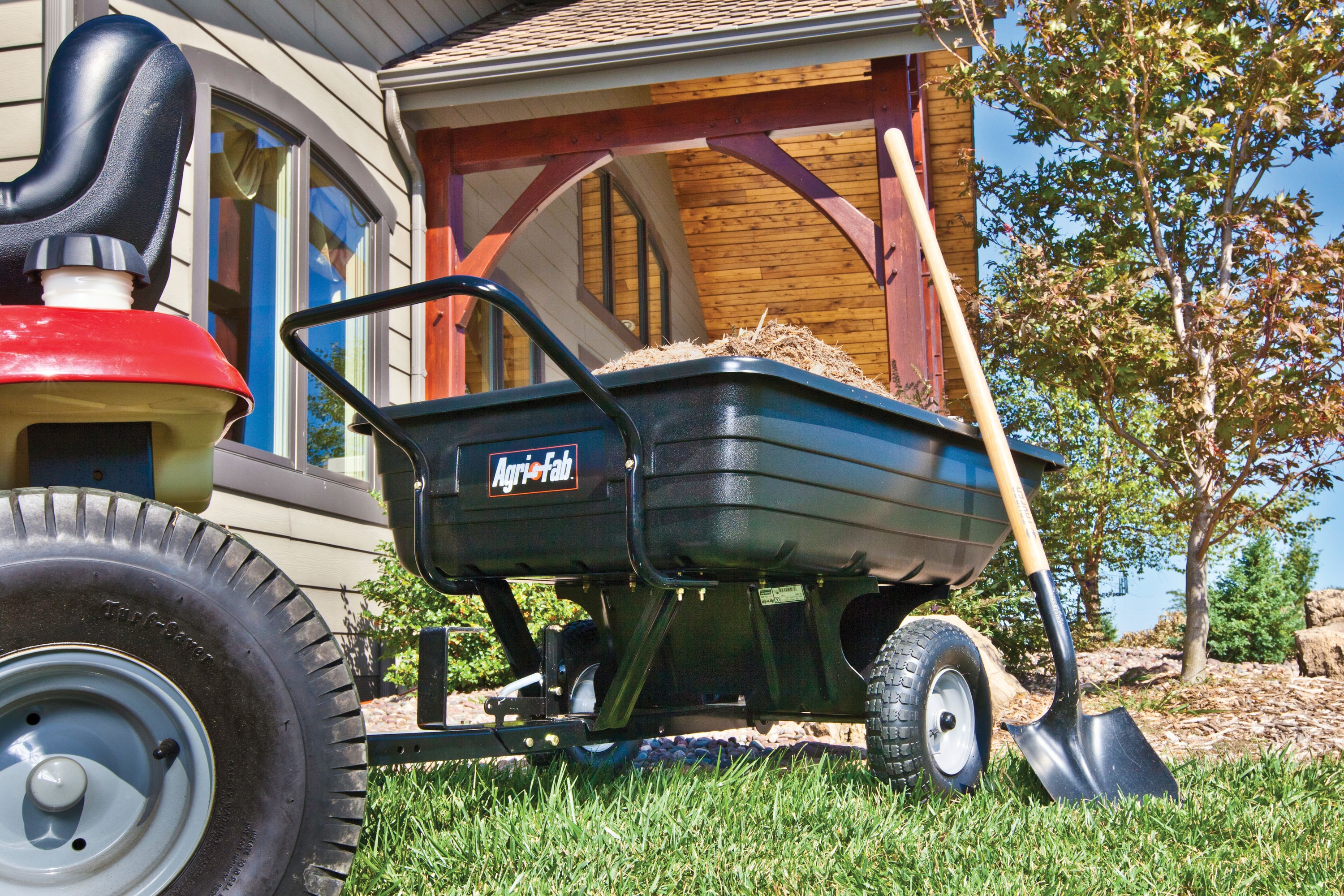 Agri-fab 8-cu Ft Plastic Dump Cart At Lowes.com