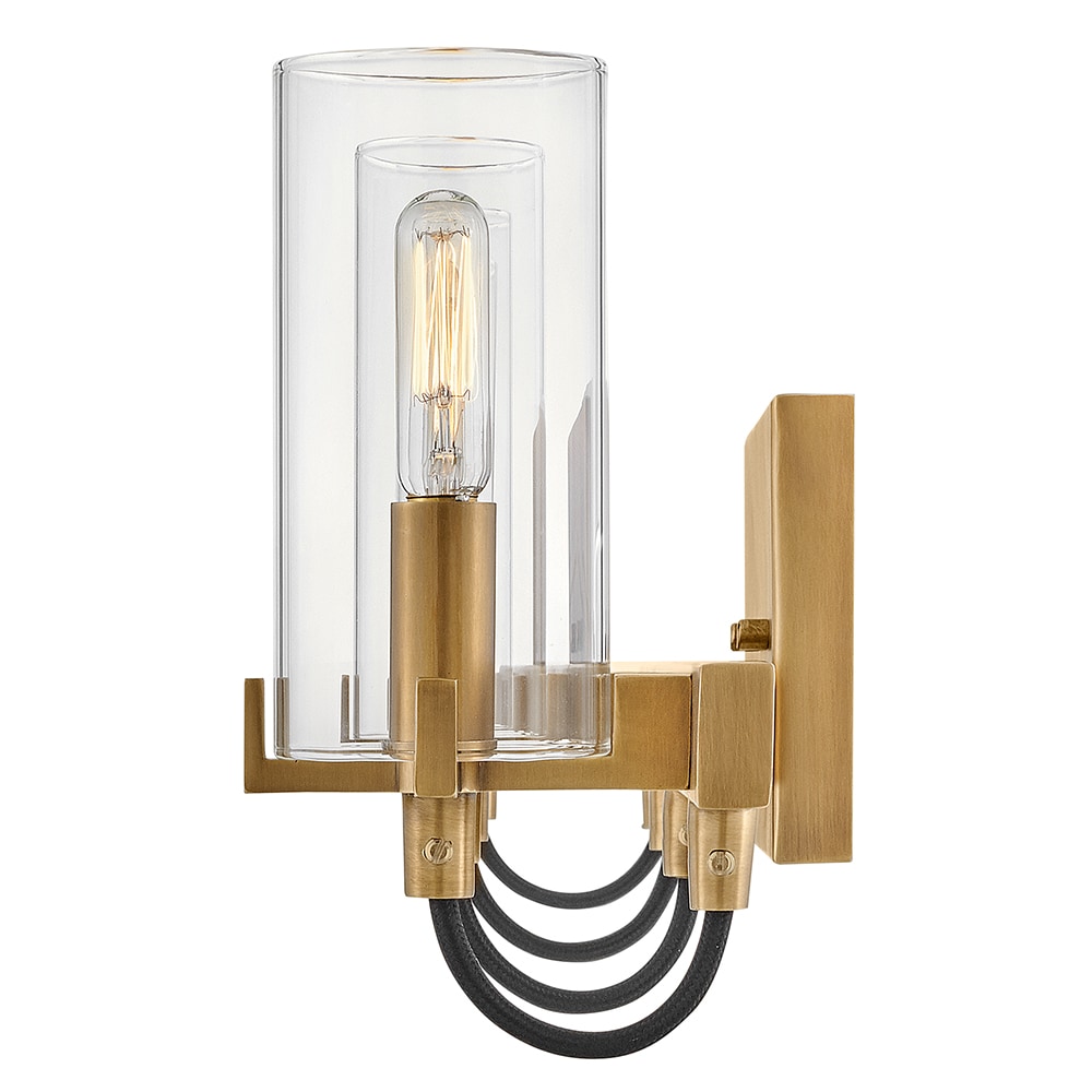 Heritage Brass 4-Light Vanity Fixture with Clear Glass Shades