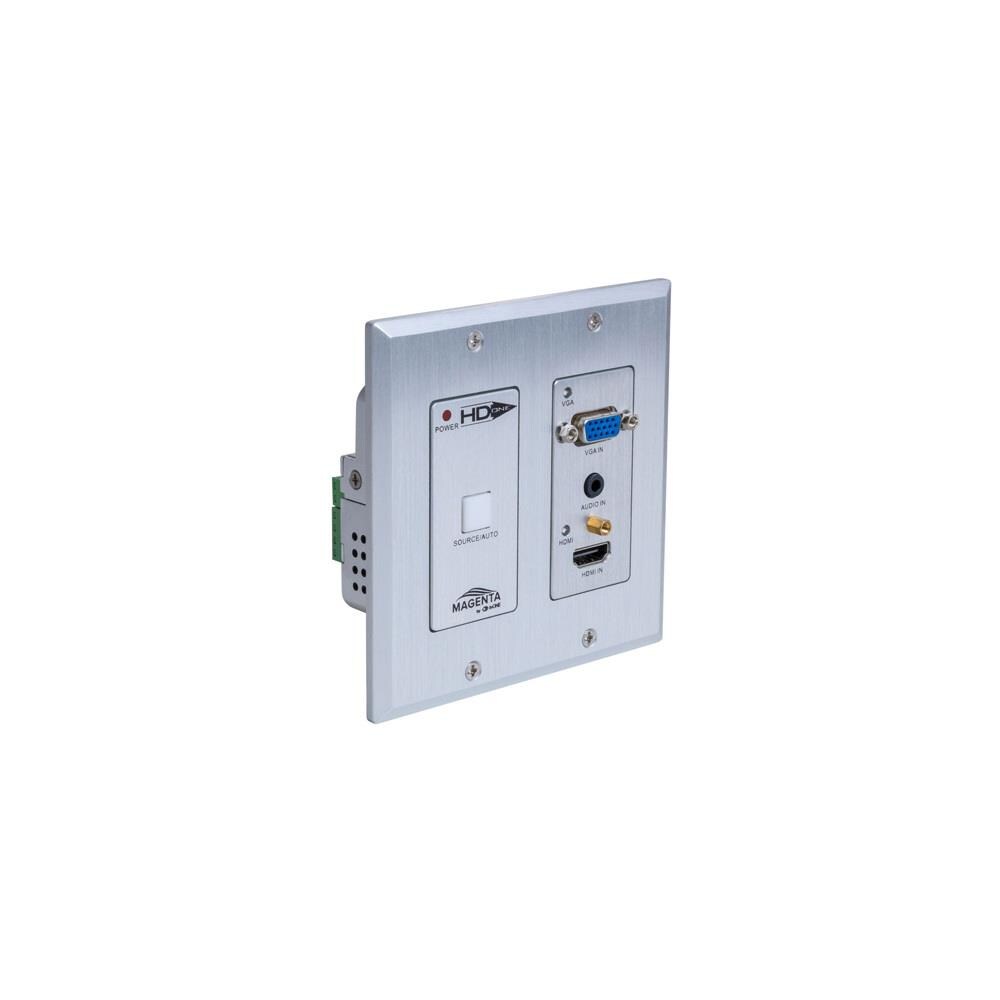  TCNCD355935 TV One TV1-MG-WP-611-US HD-One HDBT Wall Plate- Transmitter with VGA and HDMI 1.4 Input