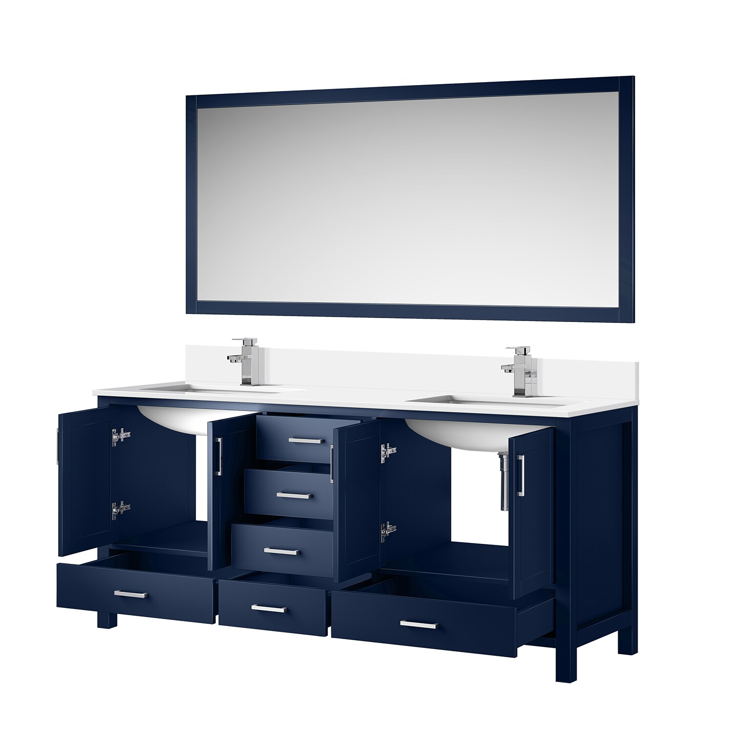 Lexora LJ342272DEWQM70F Bath-Vanity-Combo - View #3