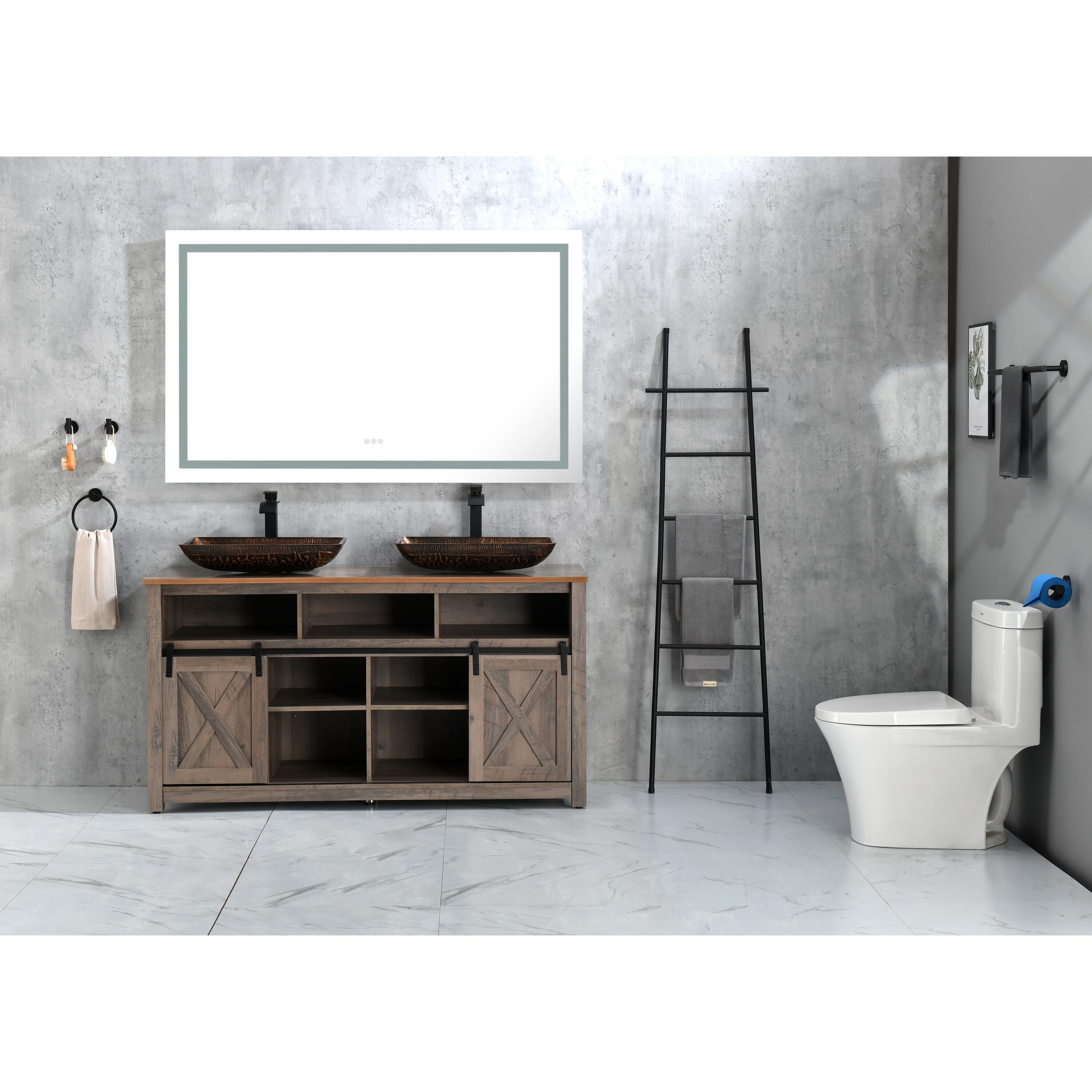 Bayfeve BF-864287-MIR Framed-Bath-Mirrors - View #5