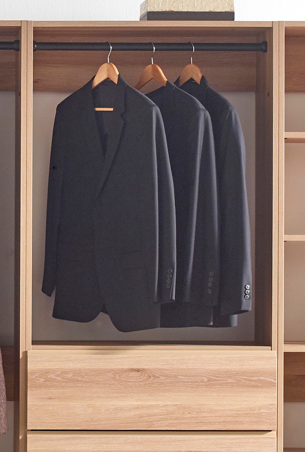 Klair Living PROSPER-ABCDE OAK Wood-Closet-Kits - View #8