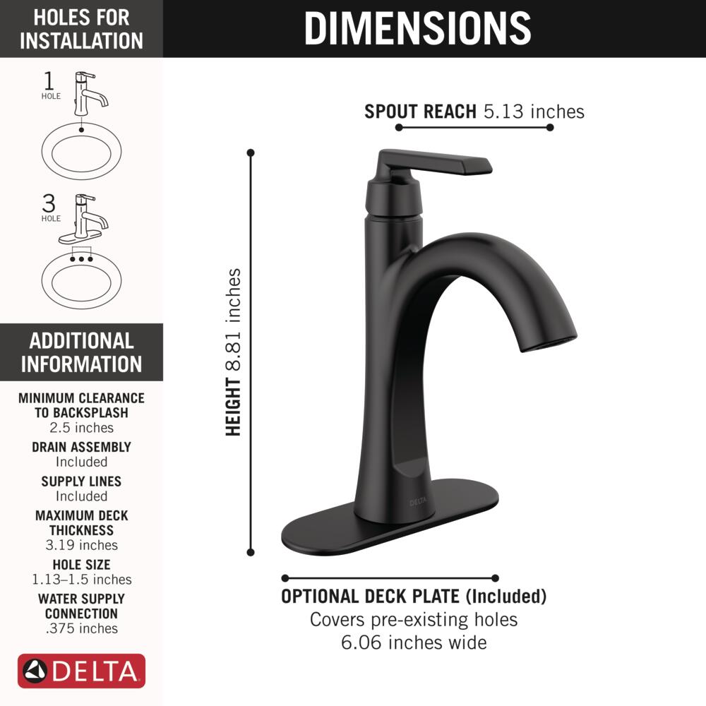 Delta 15832LF-BL Lavatory-Faucets - View #6