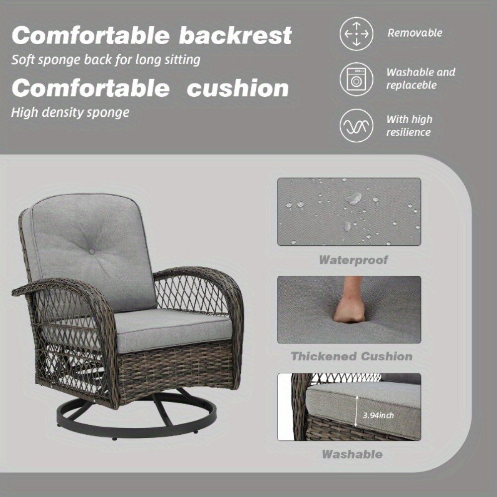 EROMMY BAAA003GY Patio-Chairs - View #3