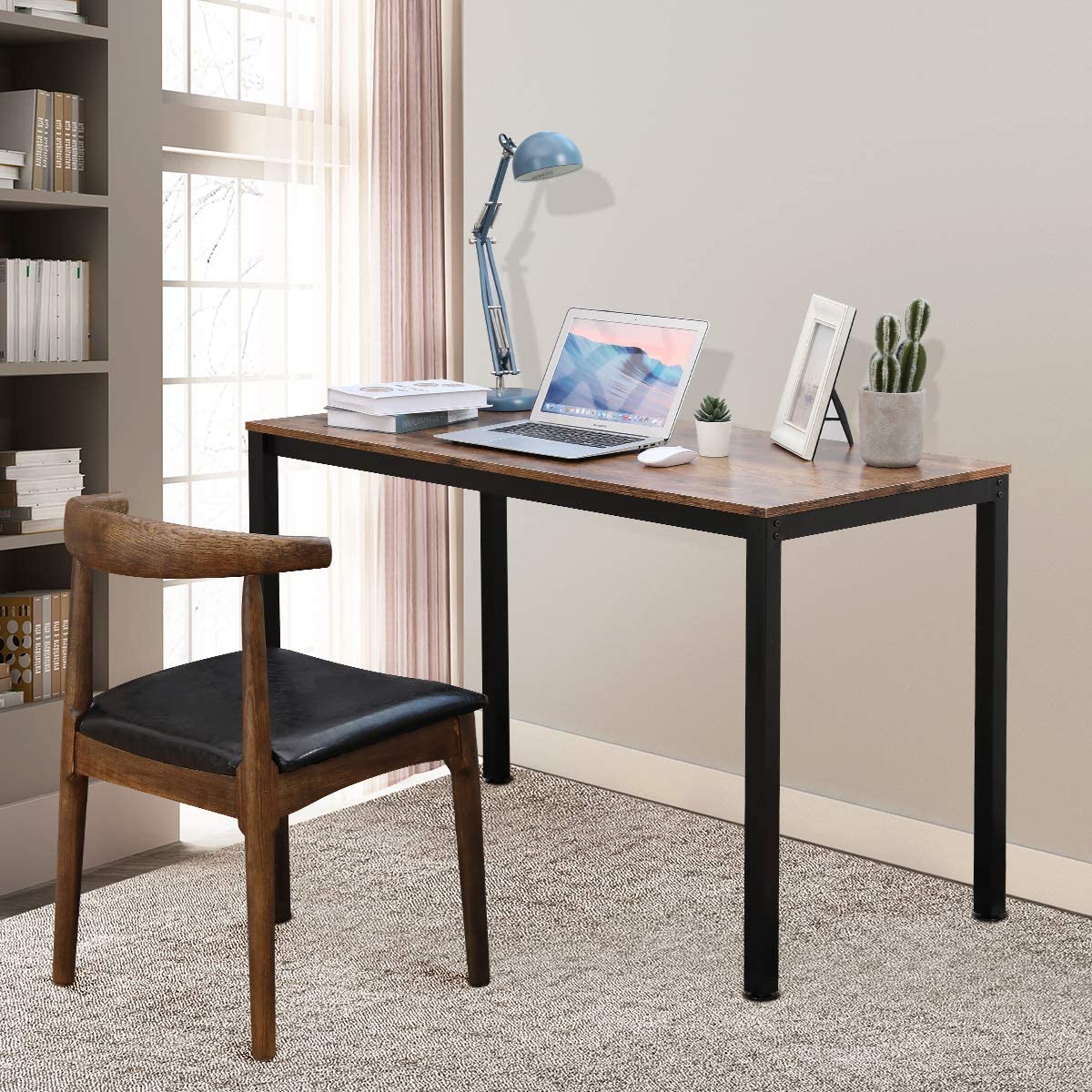 CASAINC OHF-W66427522 Computer desk 24-in Brown Modern/Contemporary Computer Desk