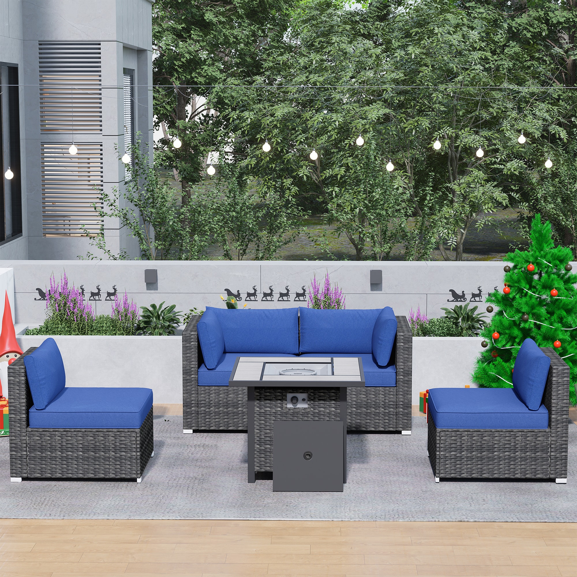 XIZZI XIHOPFPRC70F3 Patio-Conversation-Sets - View #2